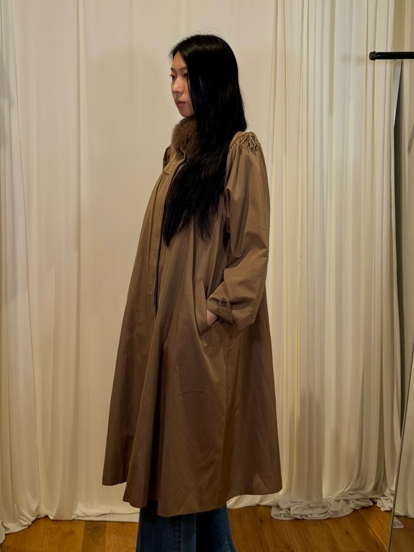 Vintage YLS Fourrures  Nylon Coat