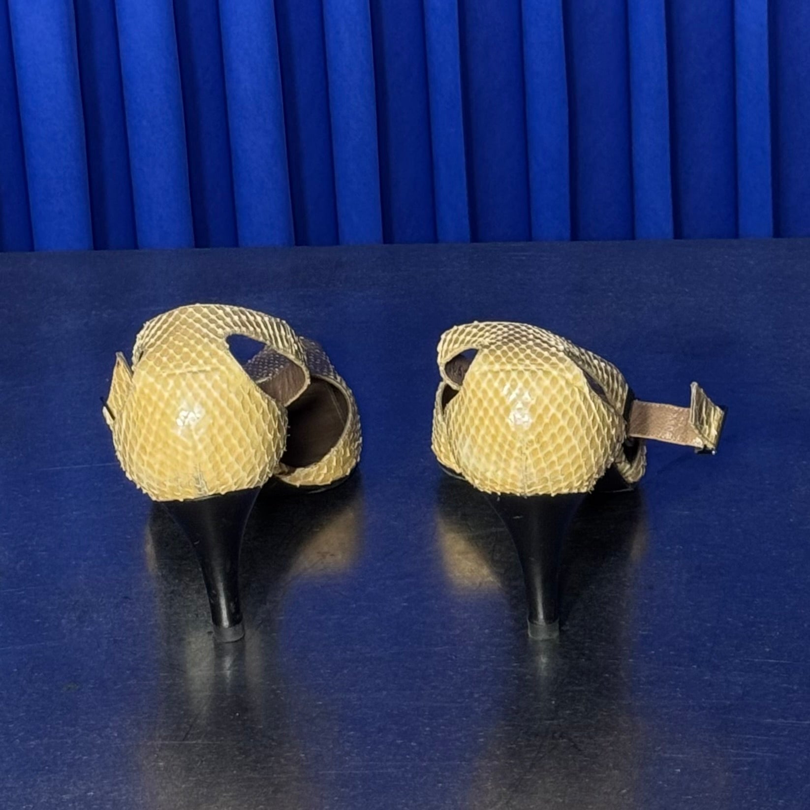 GUCCI SNAKESKIN HEELS