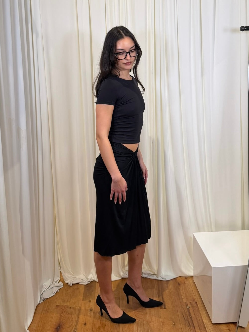 Miu Miu Draped Skirt