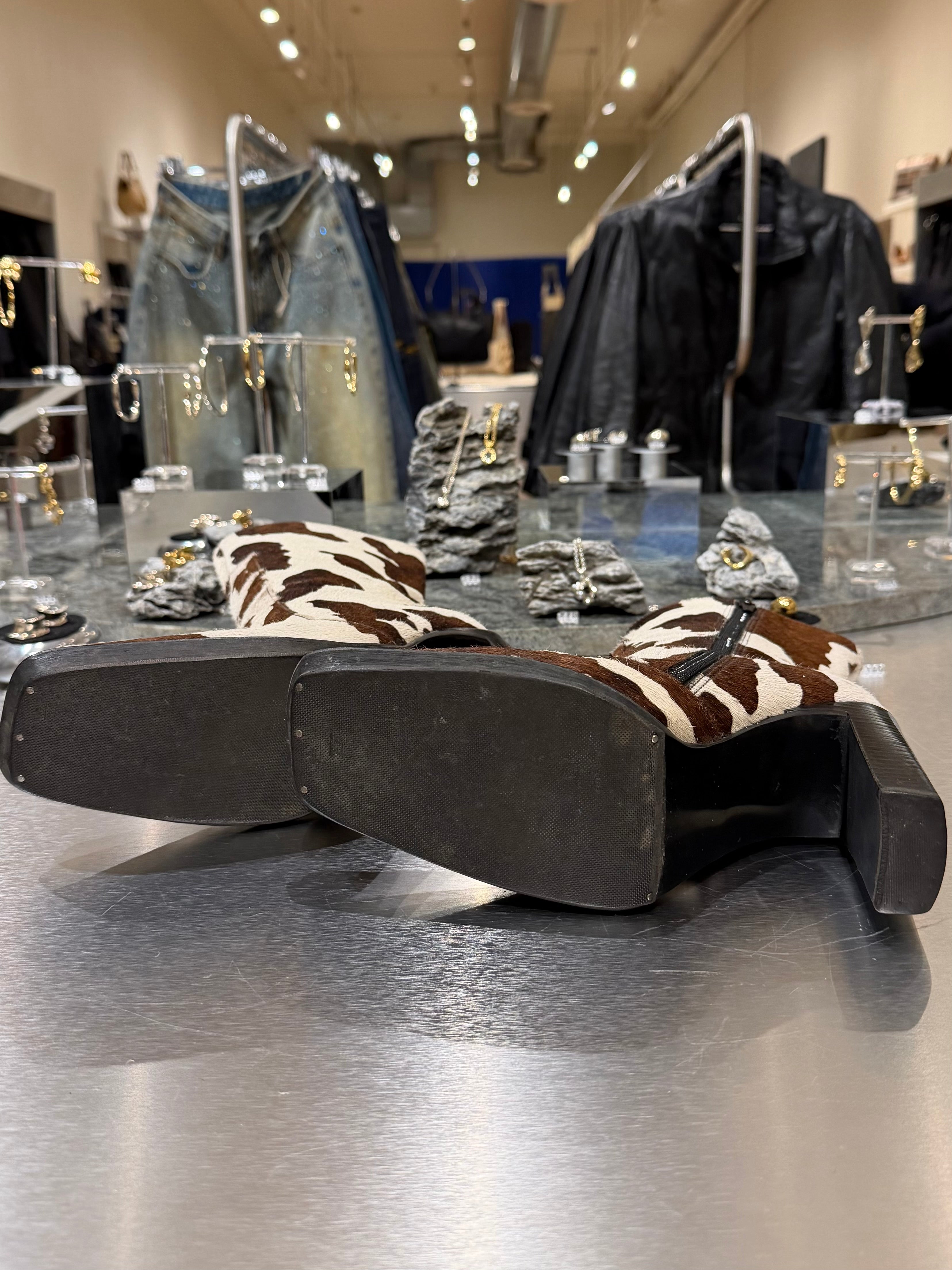 David Aaron Cowhide Boot