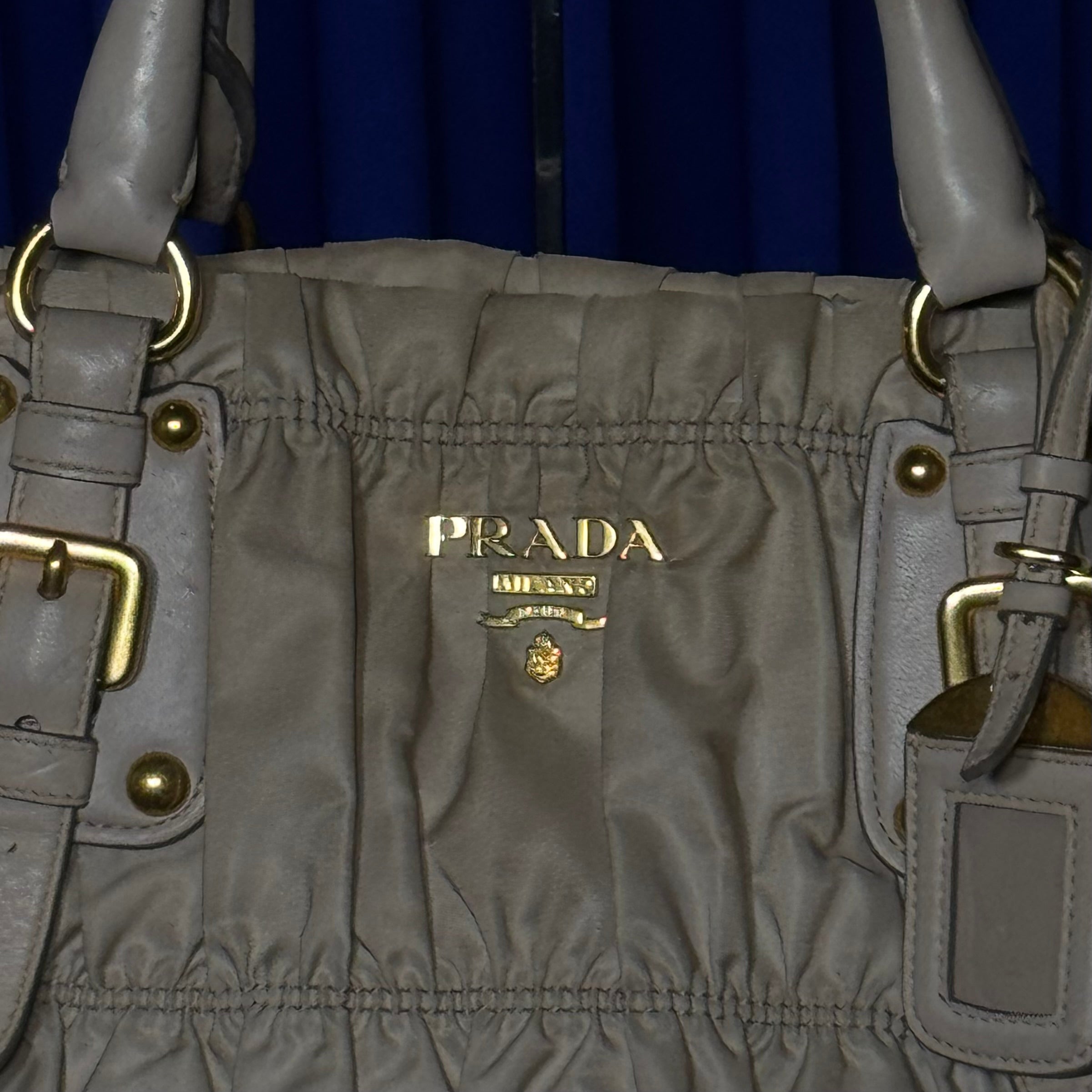 PRADA 2000S TESSUTO GAUFRE HANDBAG