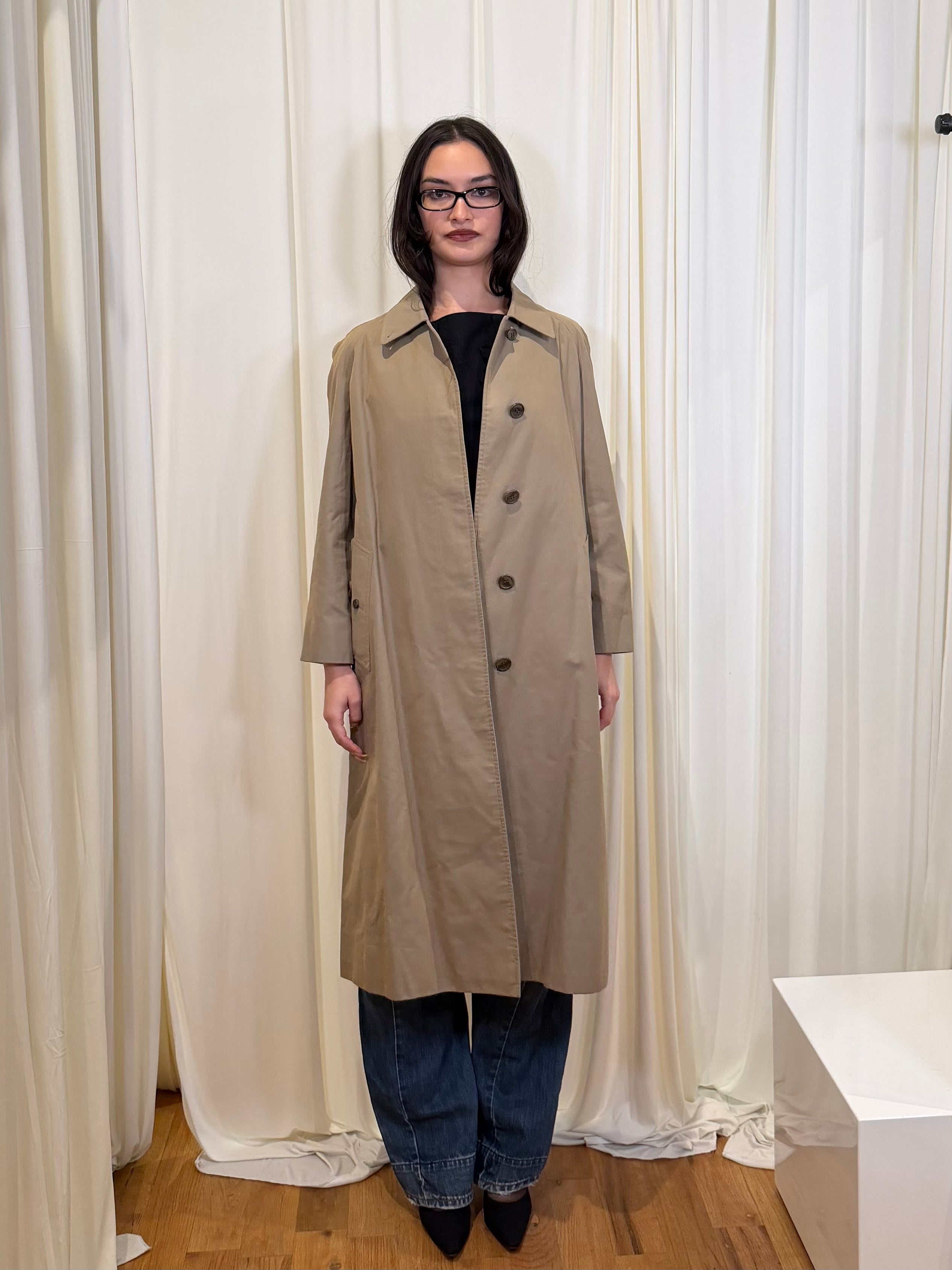 Vintage Burberrys’ Belted Coat XS/S