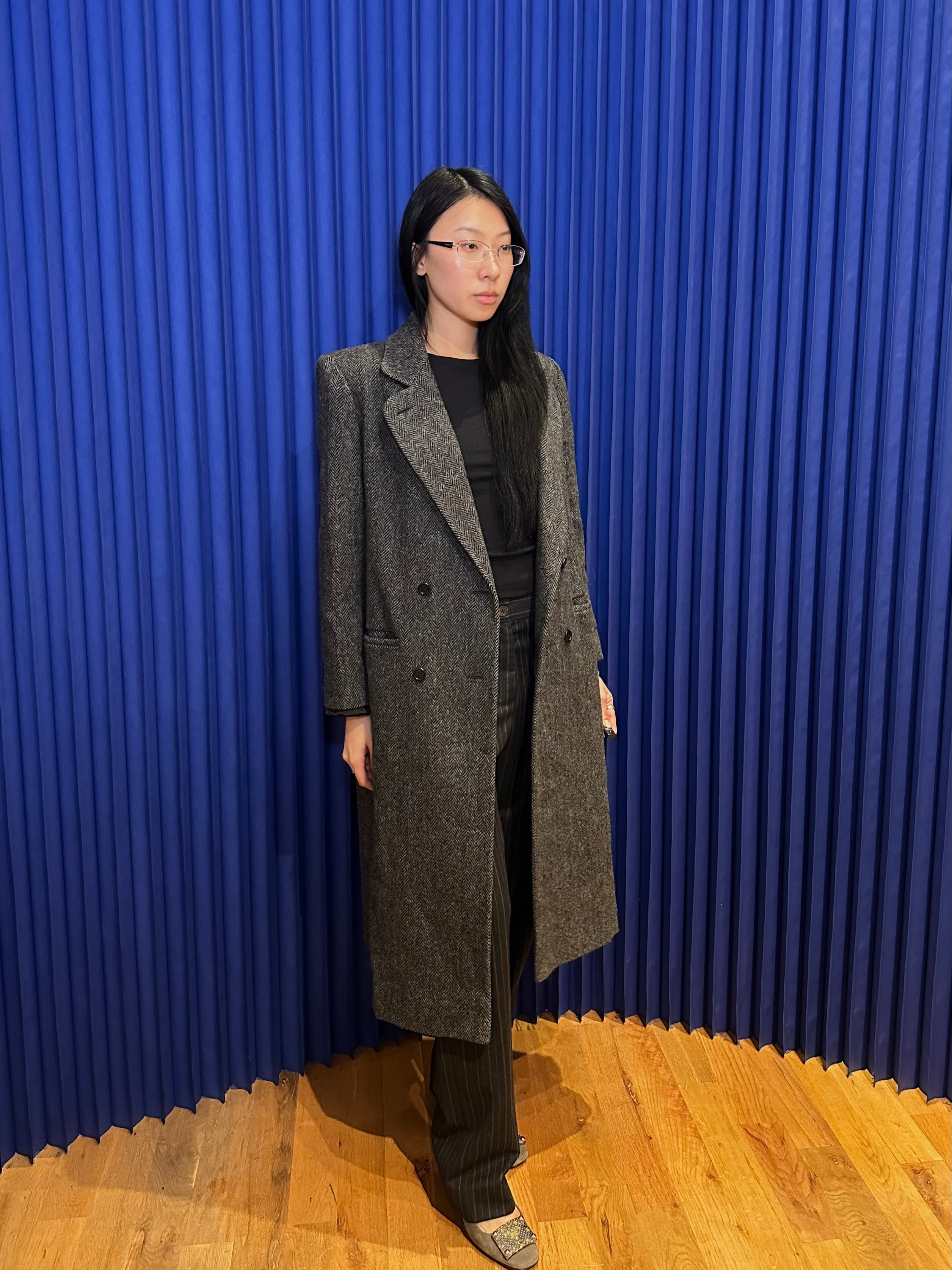 JG Hook Grey Wool Coat