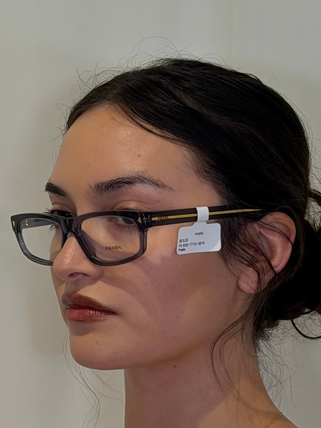 Prada PR B 02V EYEGLASSES ‘Dark Blue’