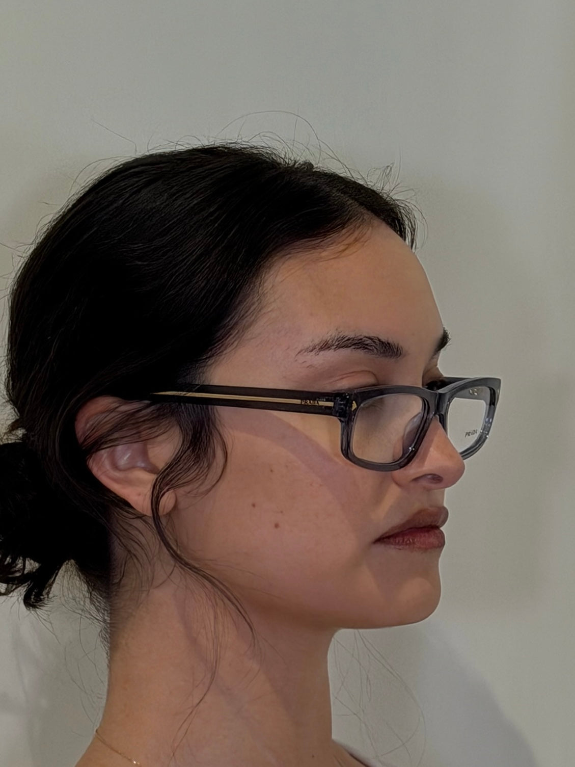 Prada PR B 02V EYEGLASSES ‘Dark Blue’