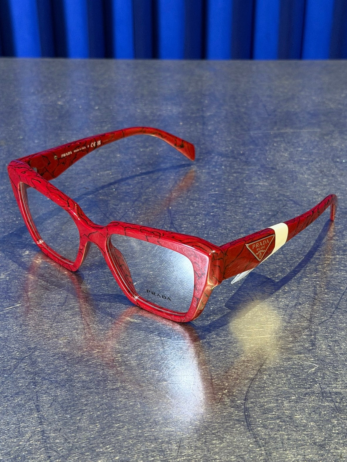 Prada PR 09ZV Eyeglasses ‘Red’
