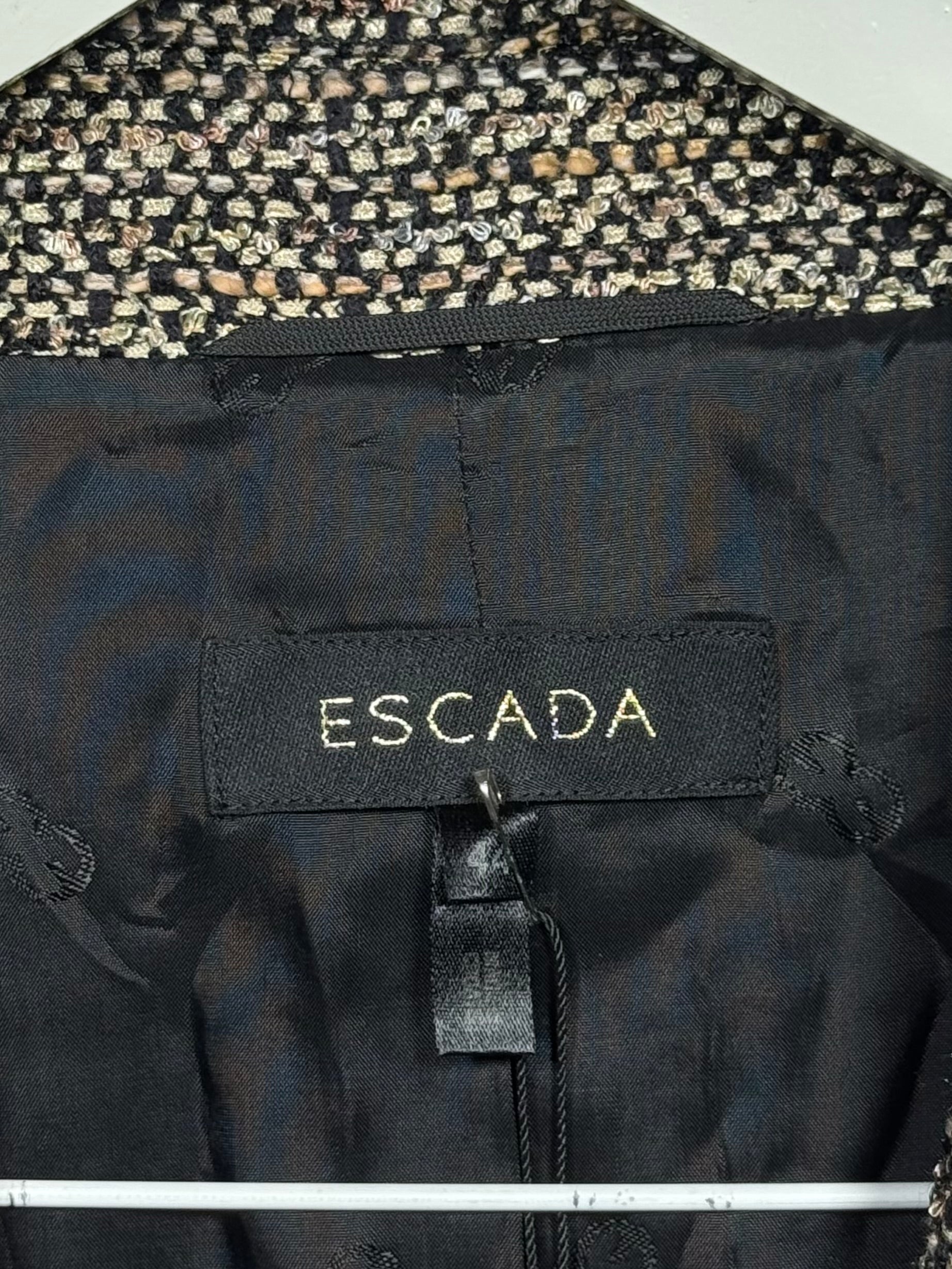 ESCADA WOOL BLEND TWEED BLAZER