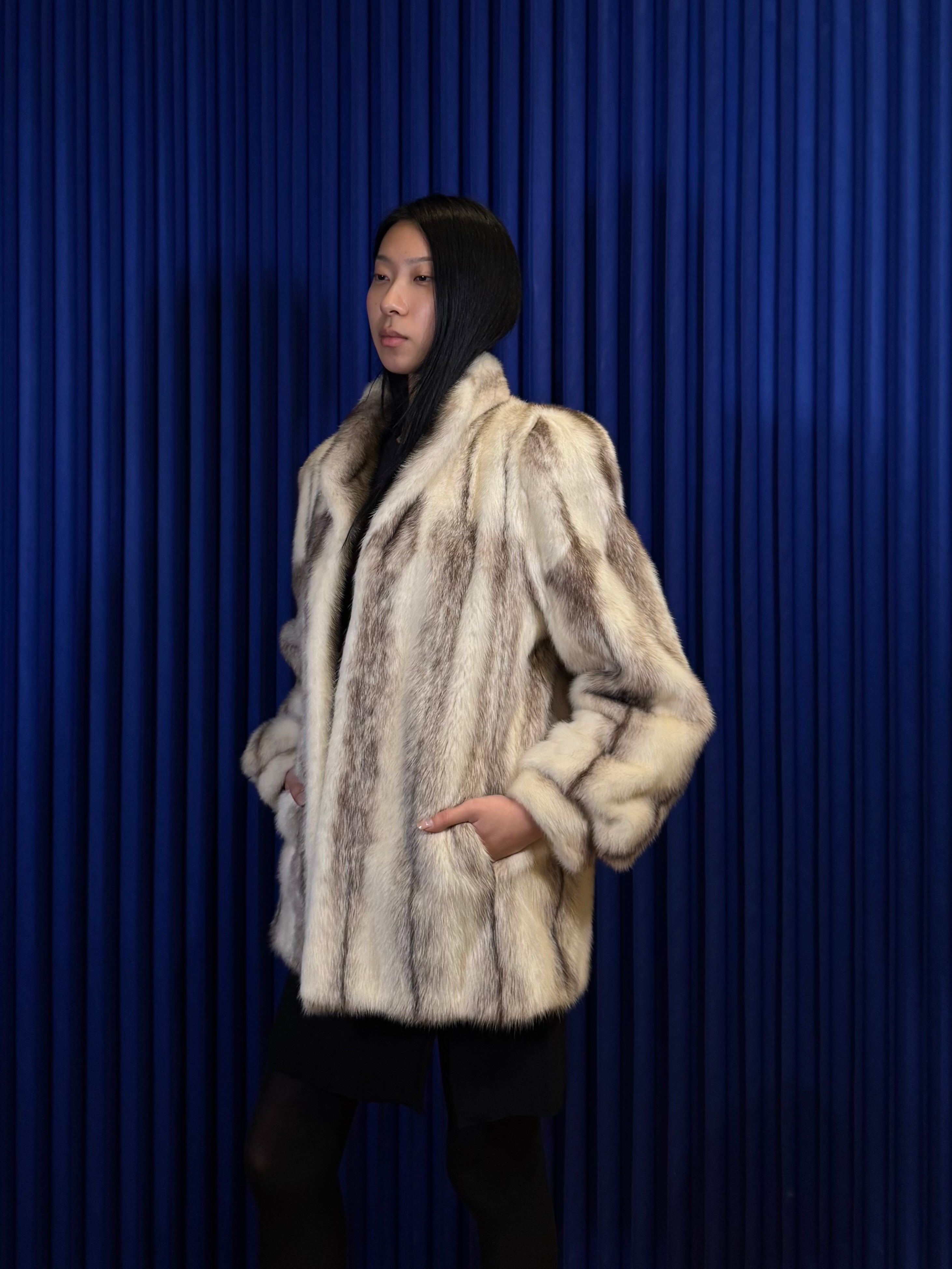 Vintage Nicholas Stewart Fox Jacket