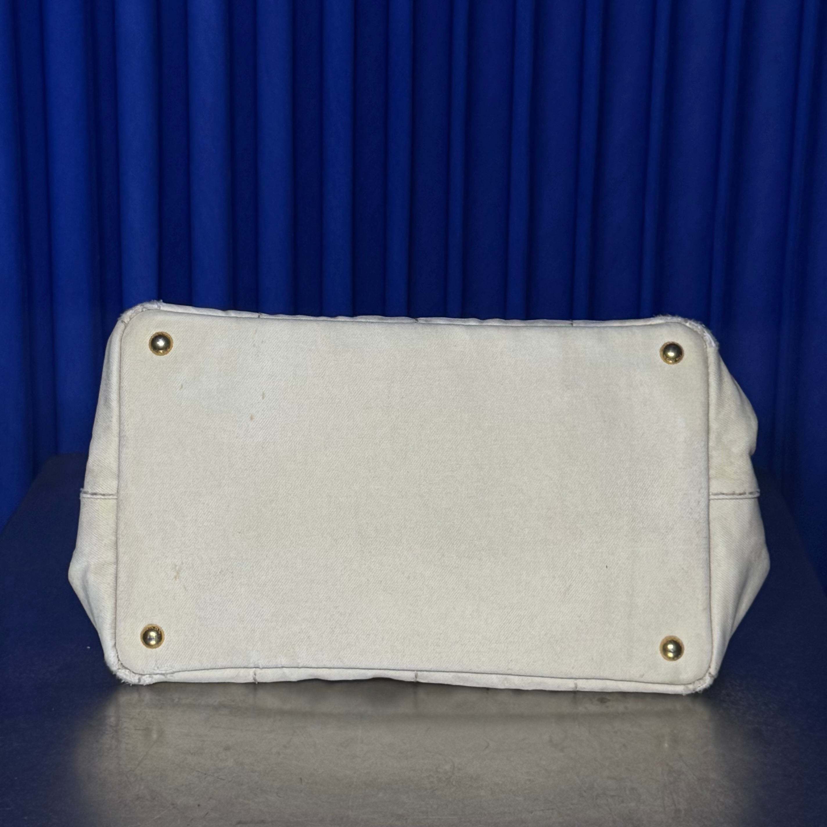 PRADA CANAPA CANVAS TOTE BAG (AS IS)