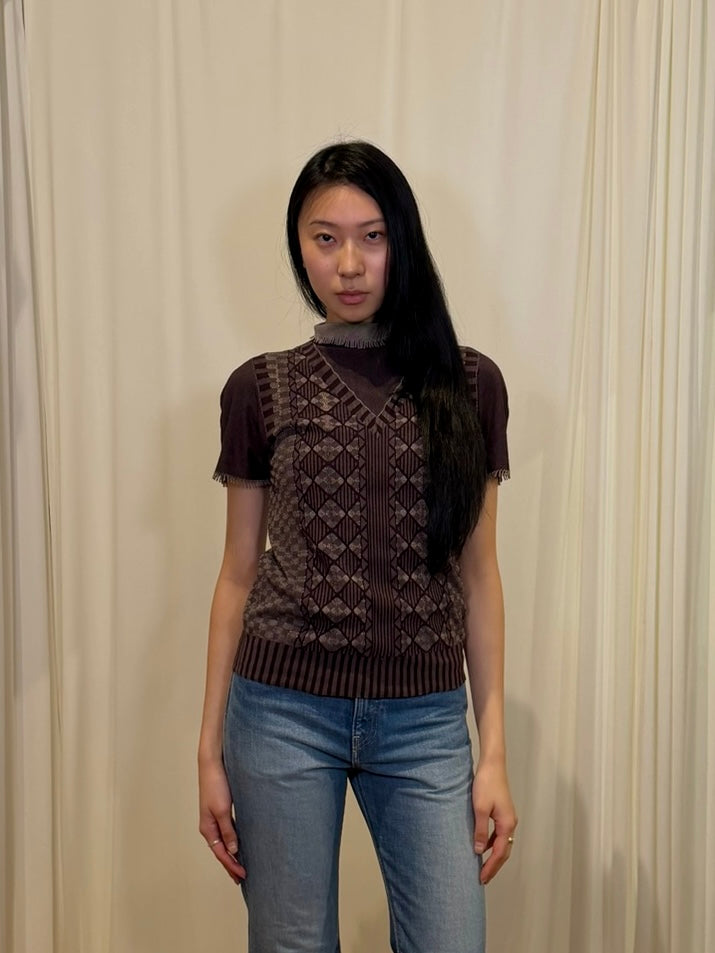 Pleats Please Turtleneck S/S Top