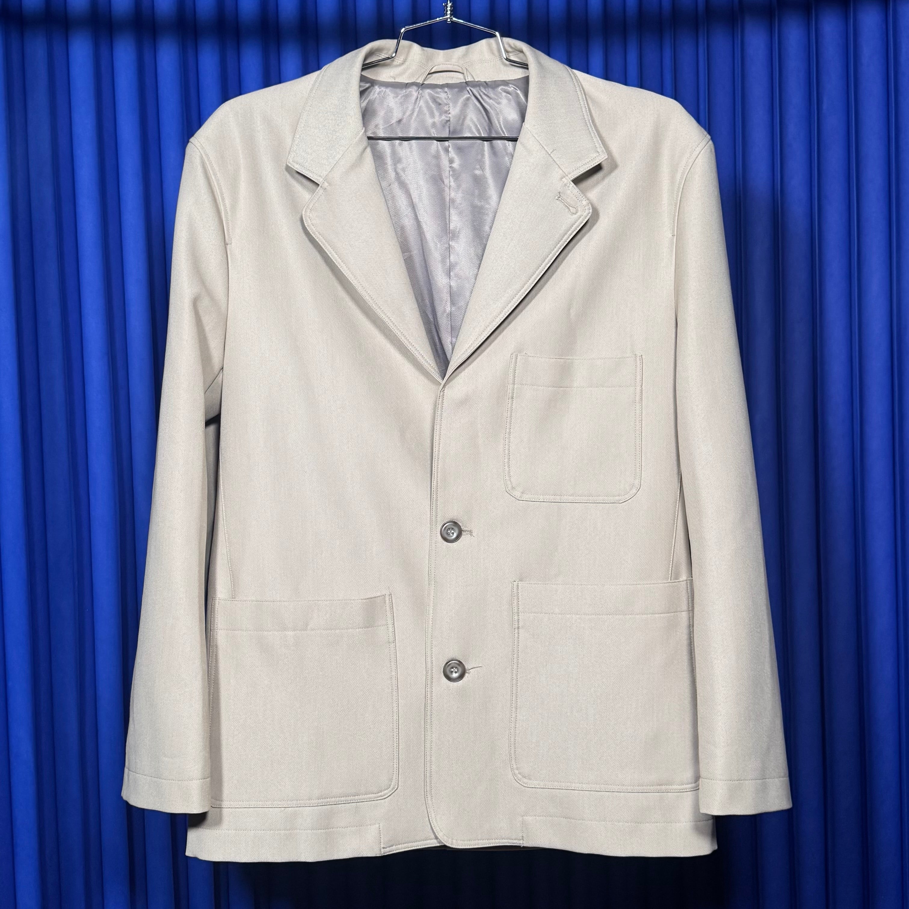 LEMAIRE ÉCRU OVERSIZED WOOL BLAZER