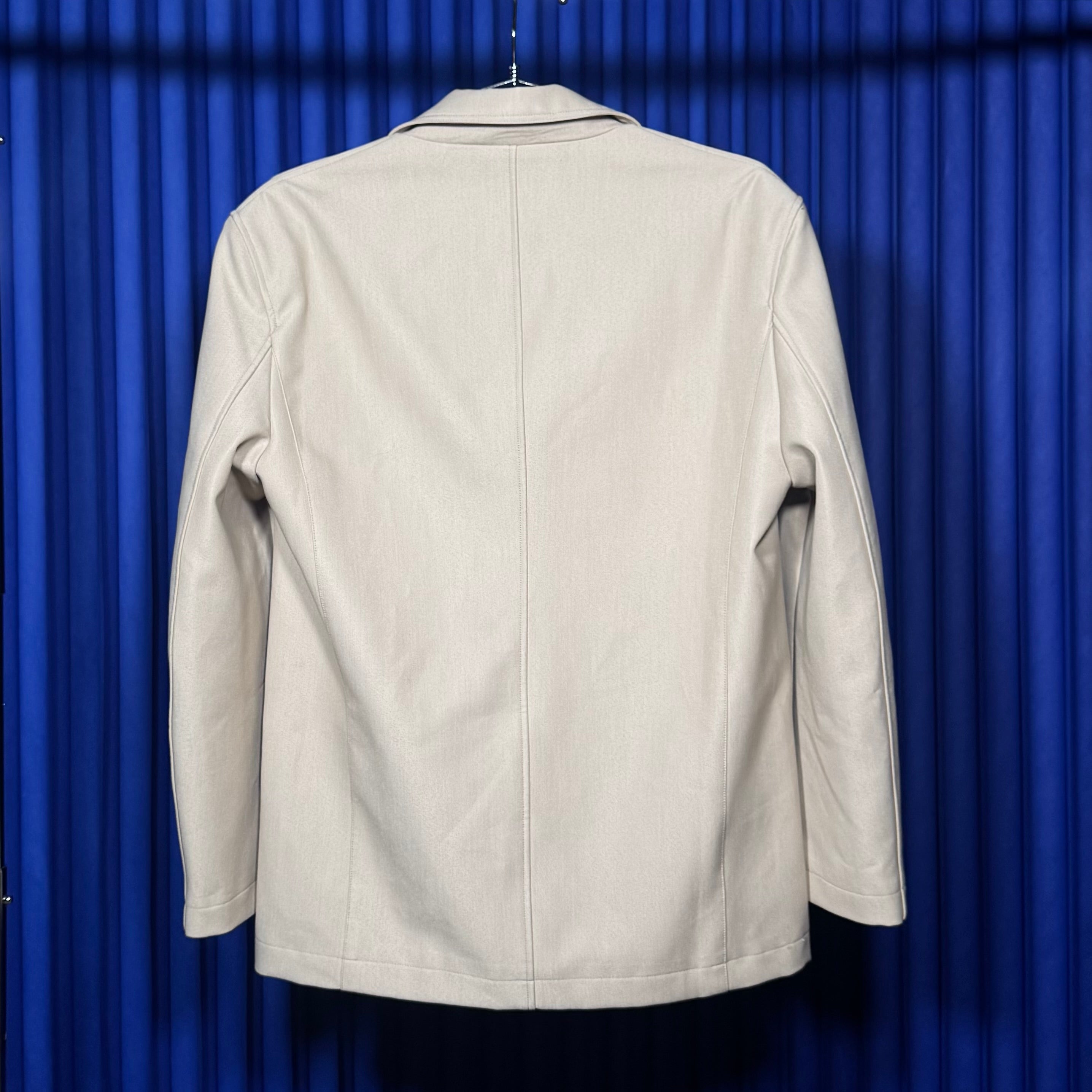 LEMAIRE ÉCRU OVERSIZED WOOL BLAZER