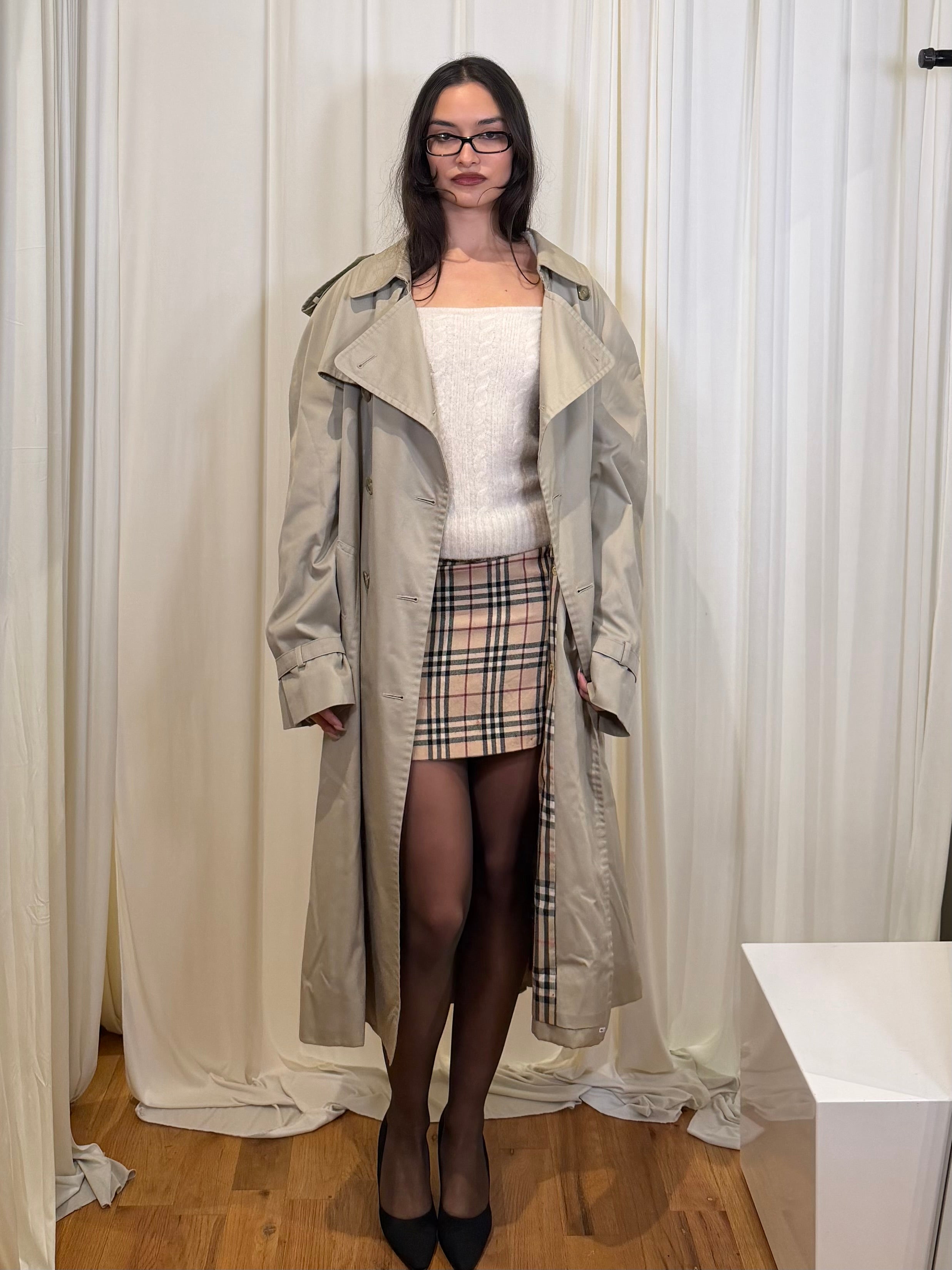 Vintage Burberrys’ Double Breasted Trench 42L