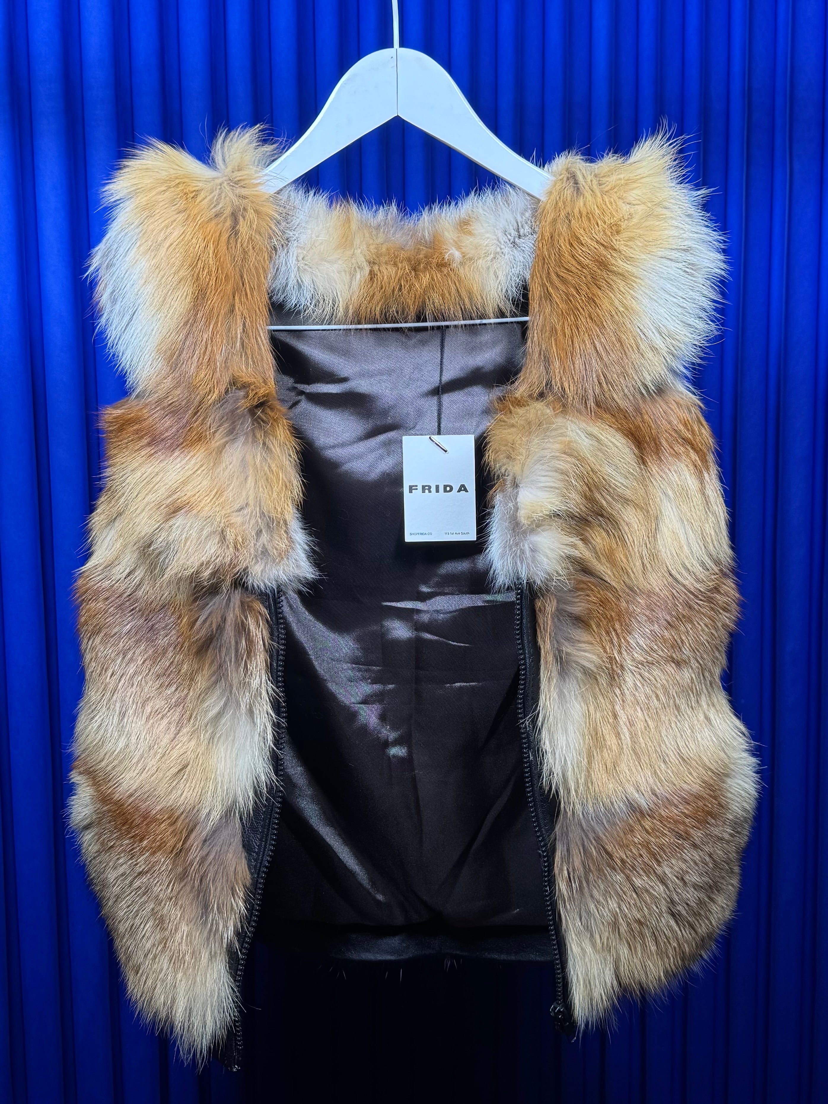 ZIP-UP FUR VEST
