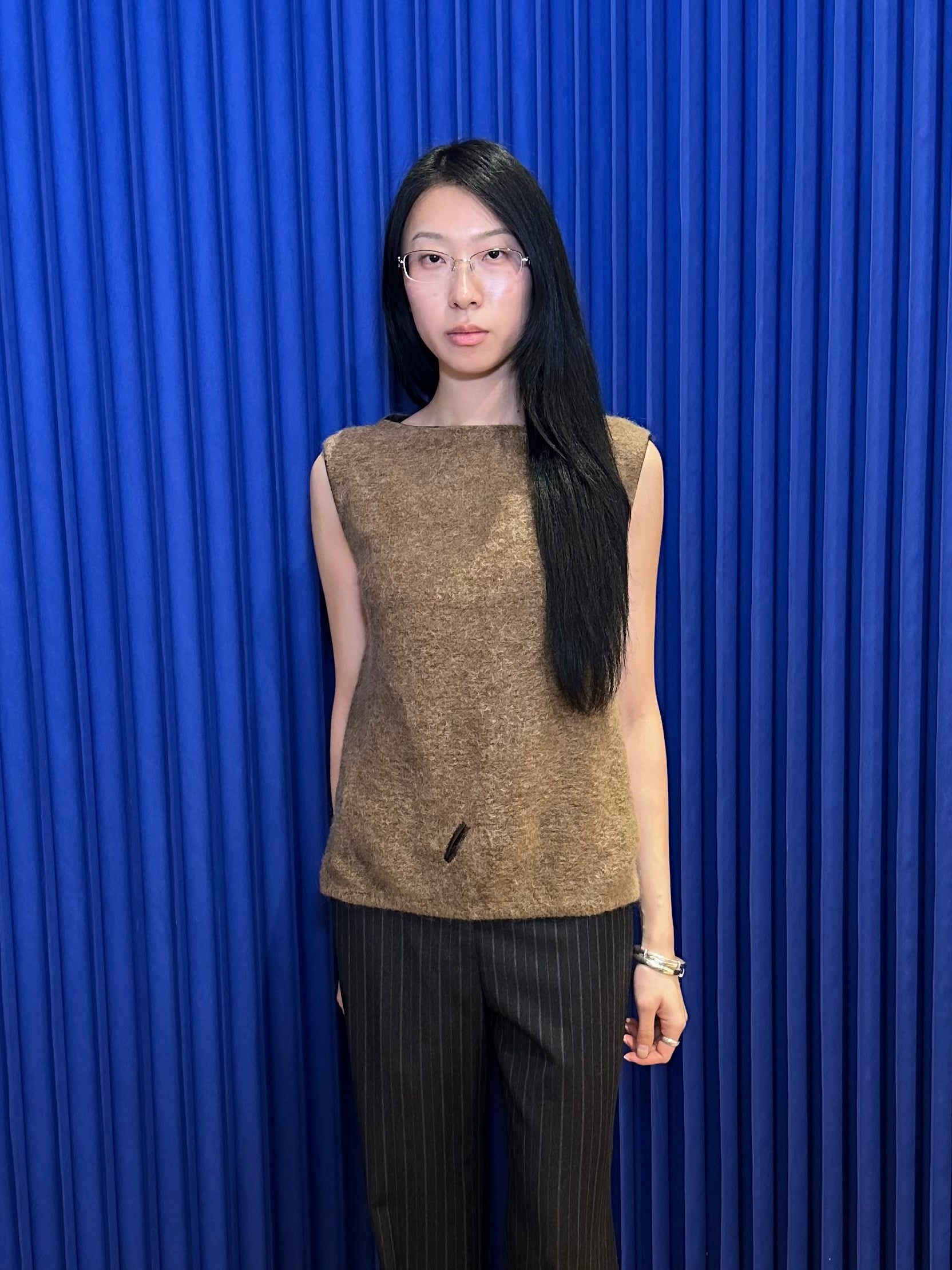 Fendi Mohair Sleeveless Sweater Vest