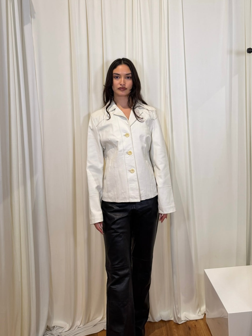 Wilson’s White Leather Jacket