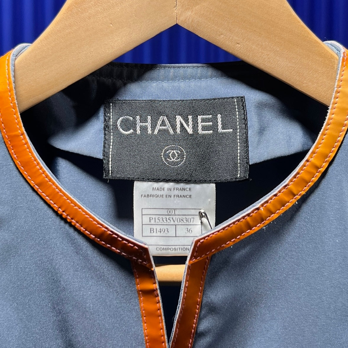 SPRING 2007 CHANEL COLLARLESS JACKET