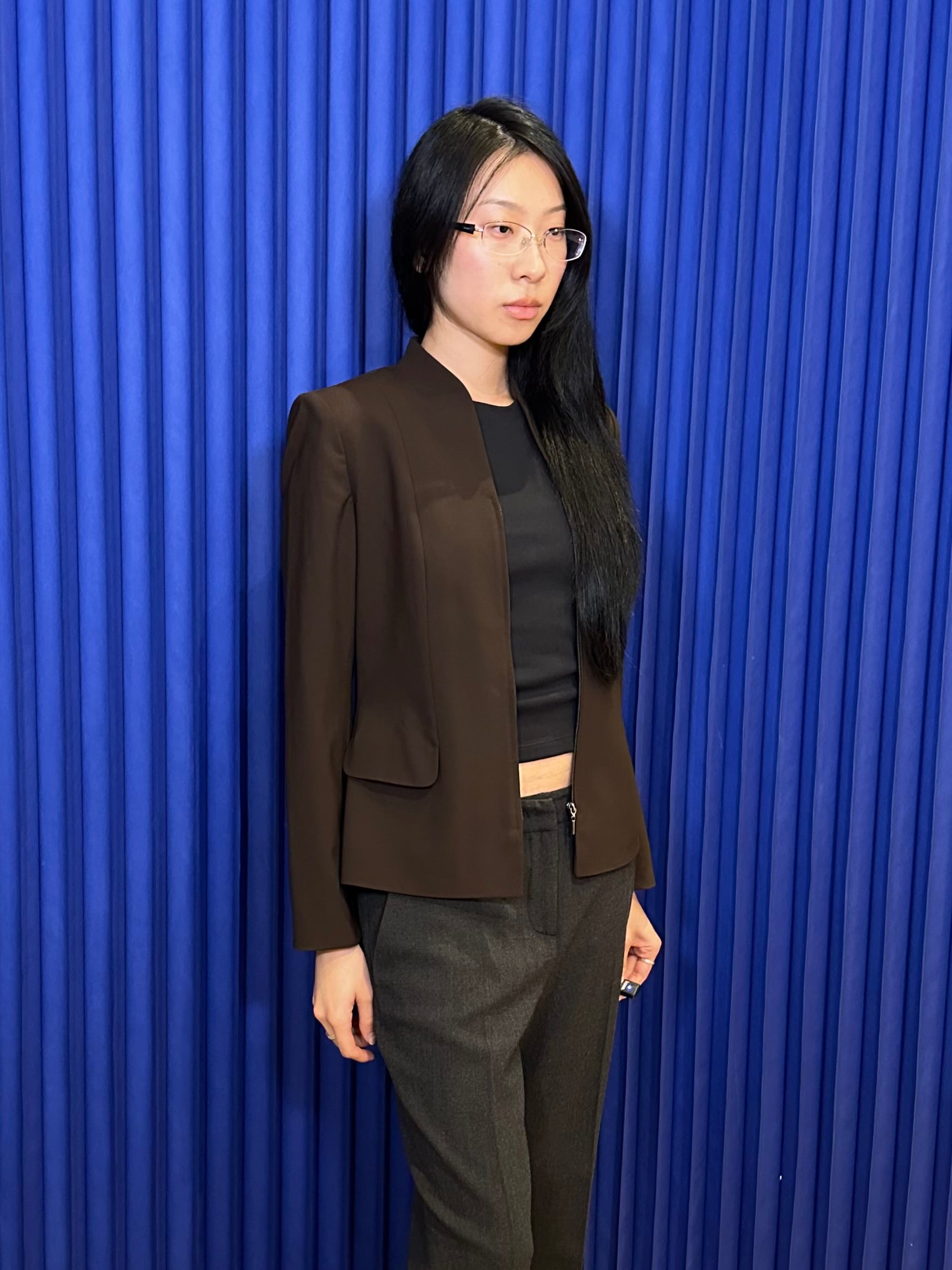 Ann Taylor Brown Wool Jacket