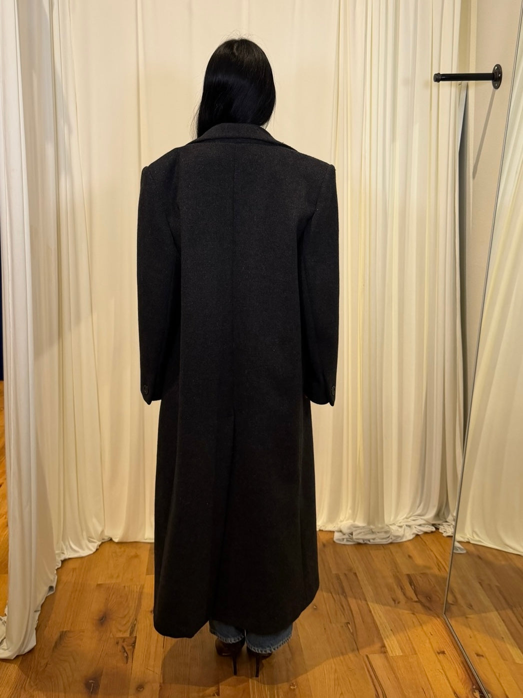 Reflections Grey Wool Coat