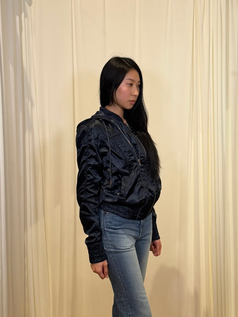 Dolce & Gabbana Nylon Hooded Bomber