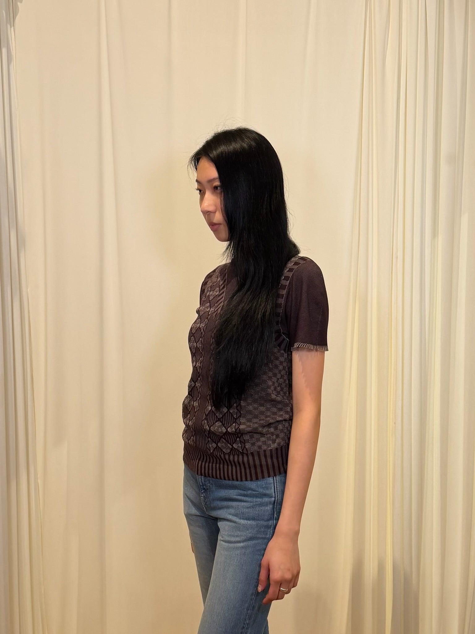 Pleats Please Turtleneck S/S Top