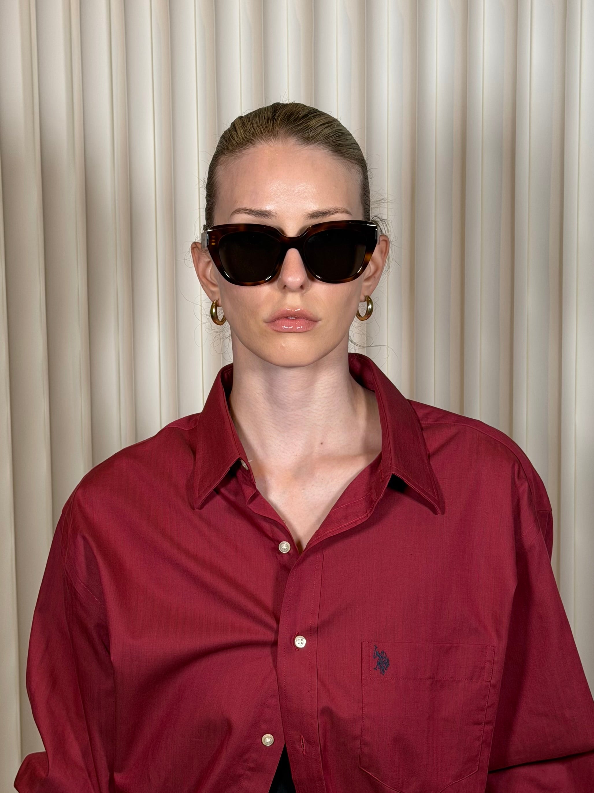 Saint Laurent SL 827 Havana Sunglasses