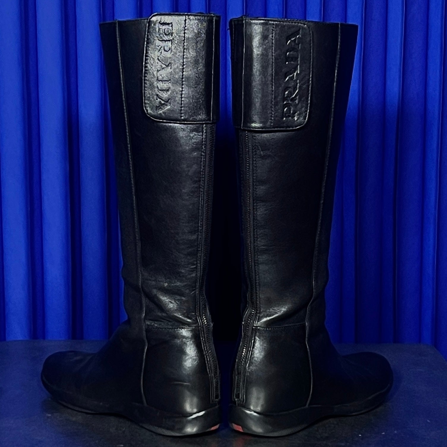 Linea Rossa Equestrian Leather Knee Boots