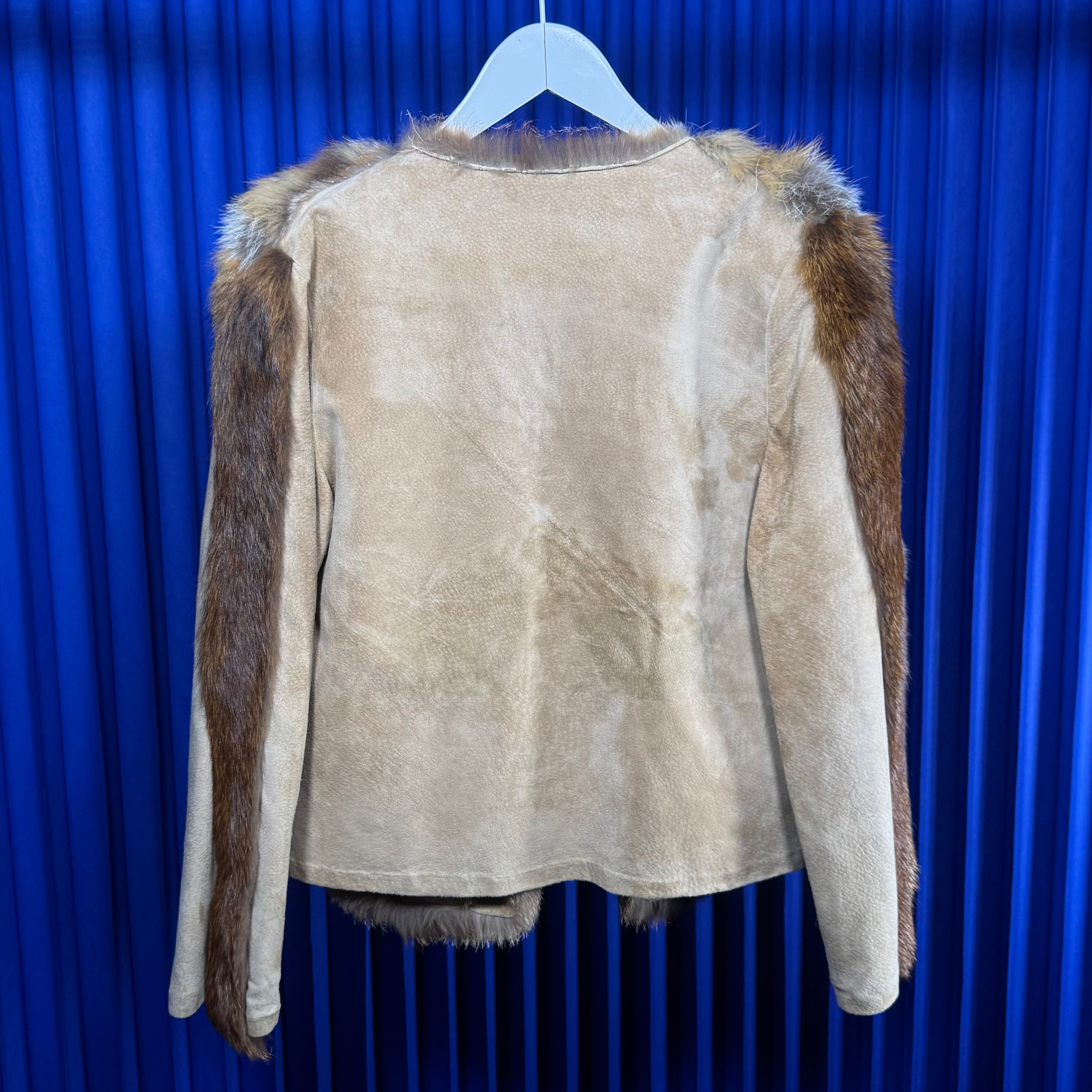 GENUINE FOX FUR DETAILED JACKET