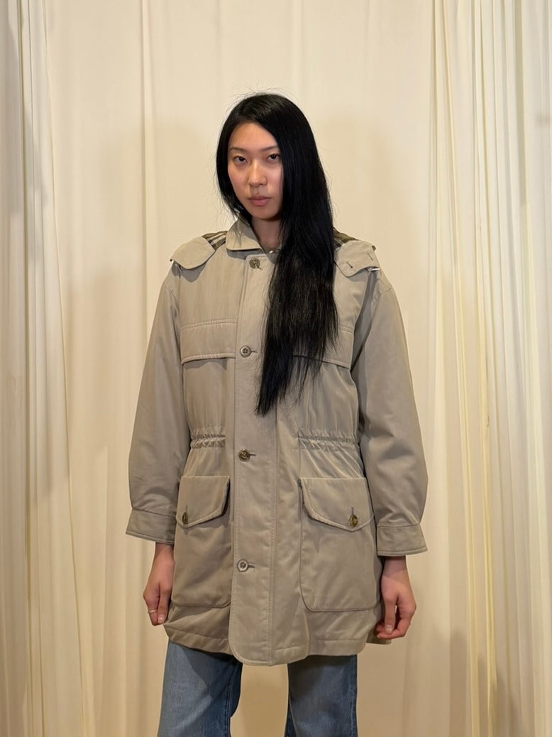 Burberrys’ Padded Hooded Jacket