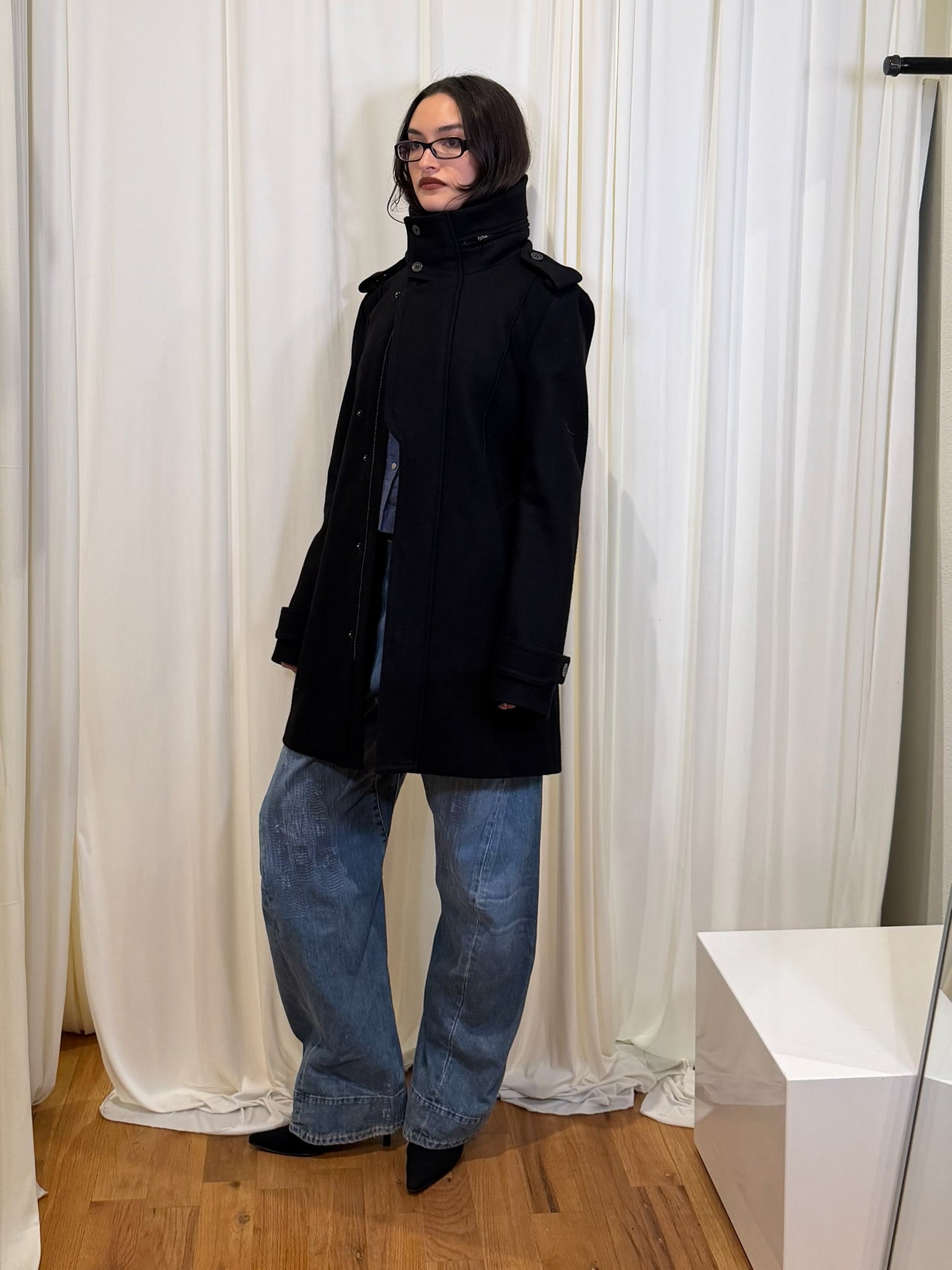 Wooyoungmi Paris Wool High Neck Coat