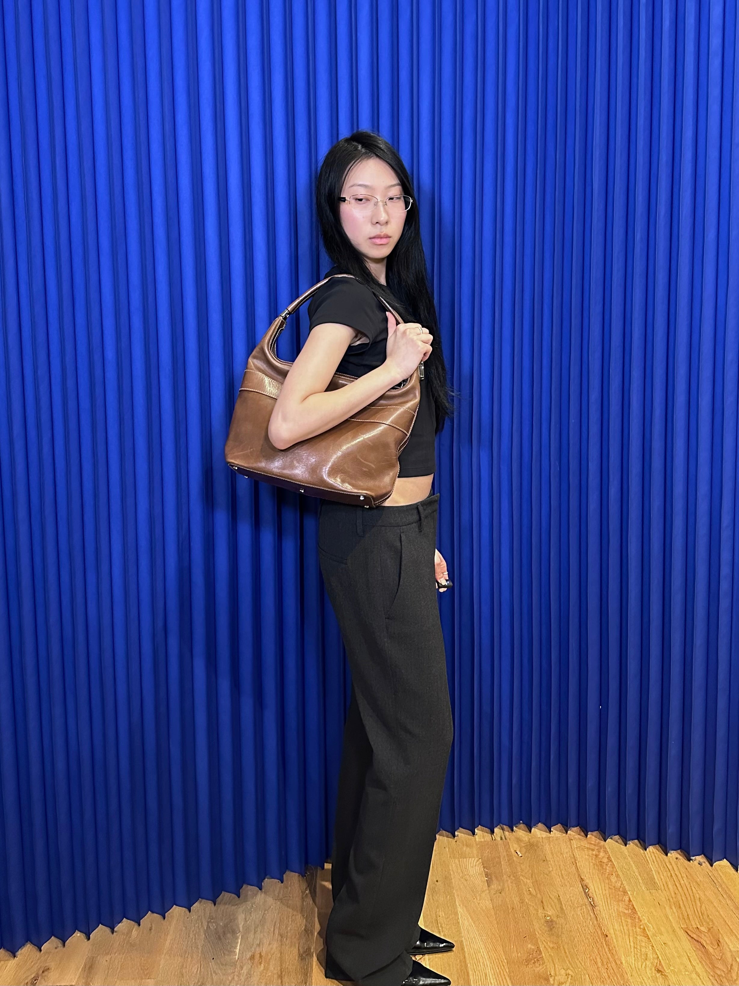 Gucci Leather Hobo Bag