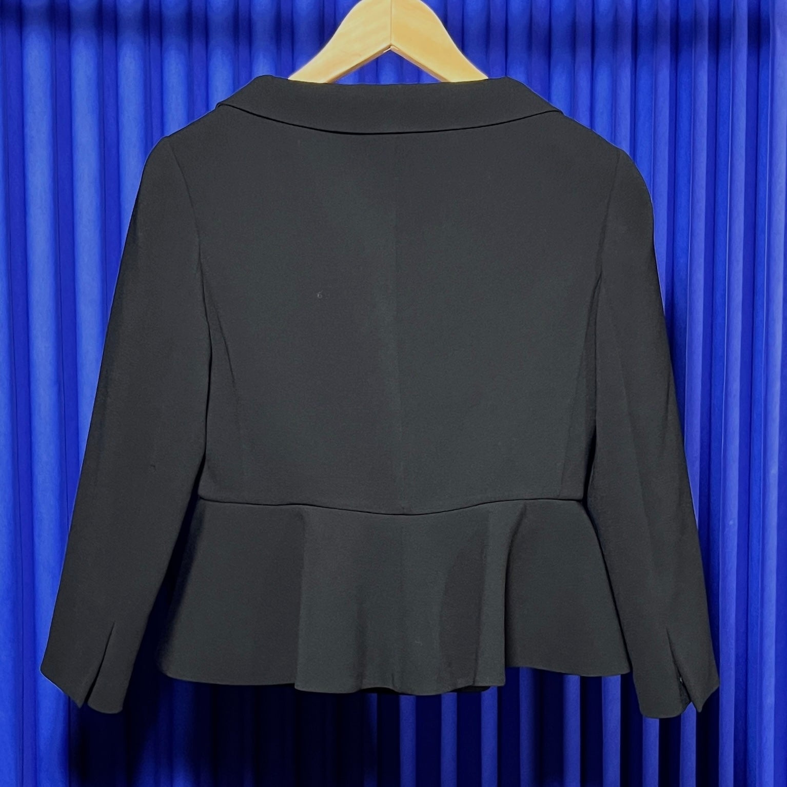 2012 MIU MIU CREPE PEPLUM JACKET