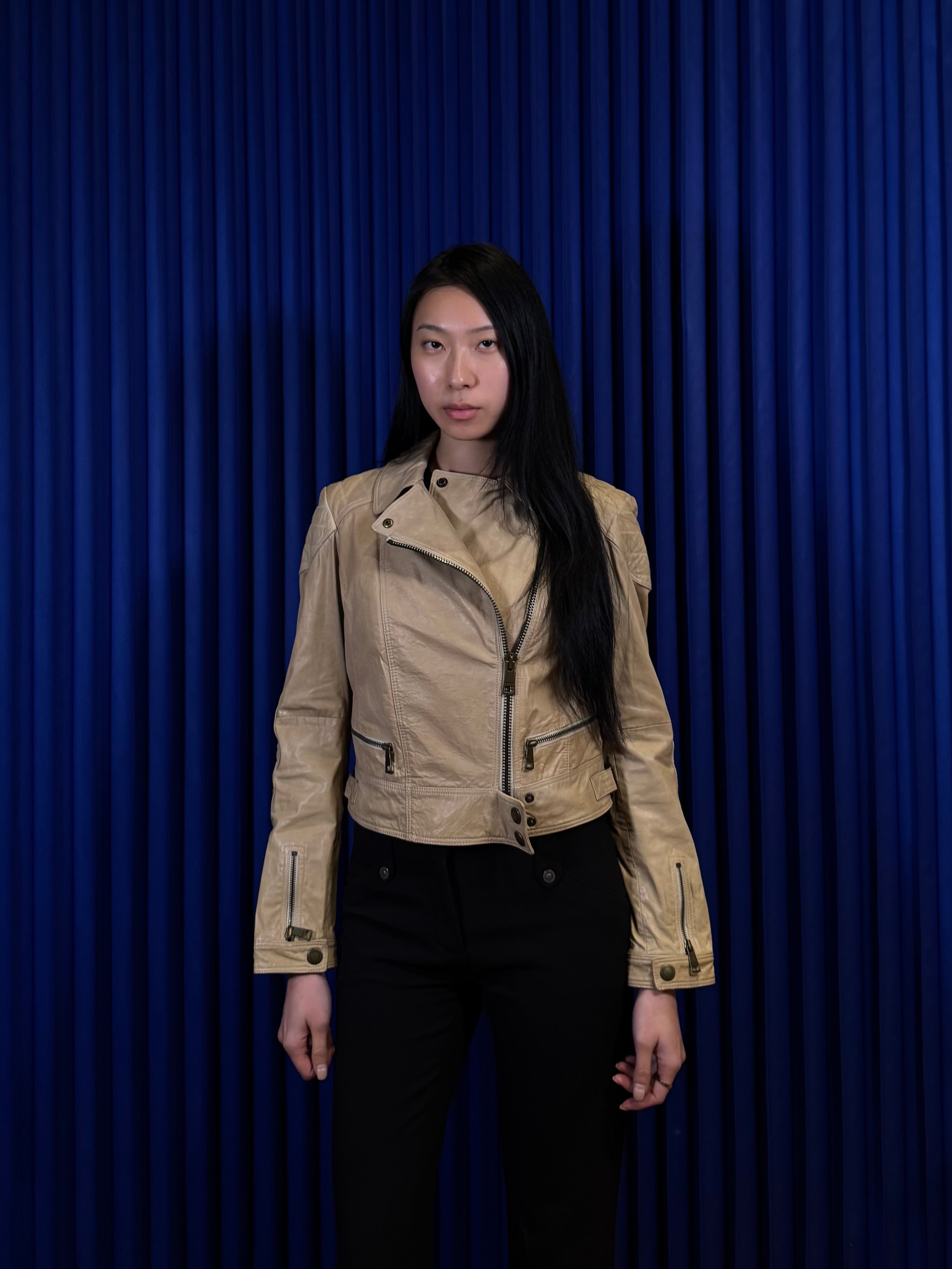 Burberry Brit Moto Leather Jacket