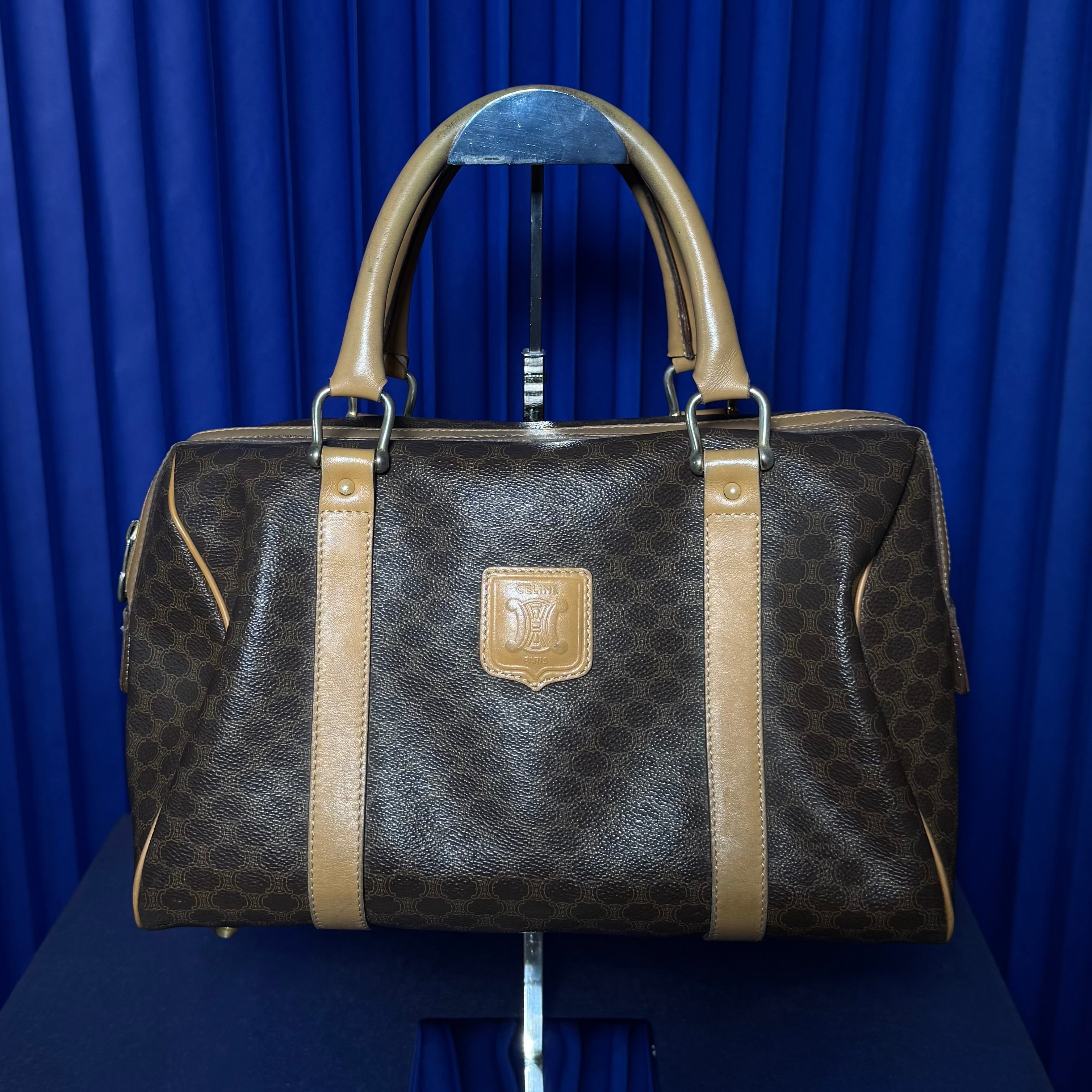 CELINE MACADAM BOSTON HANDBAG