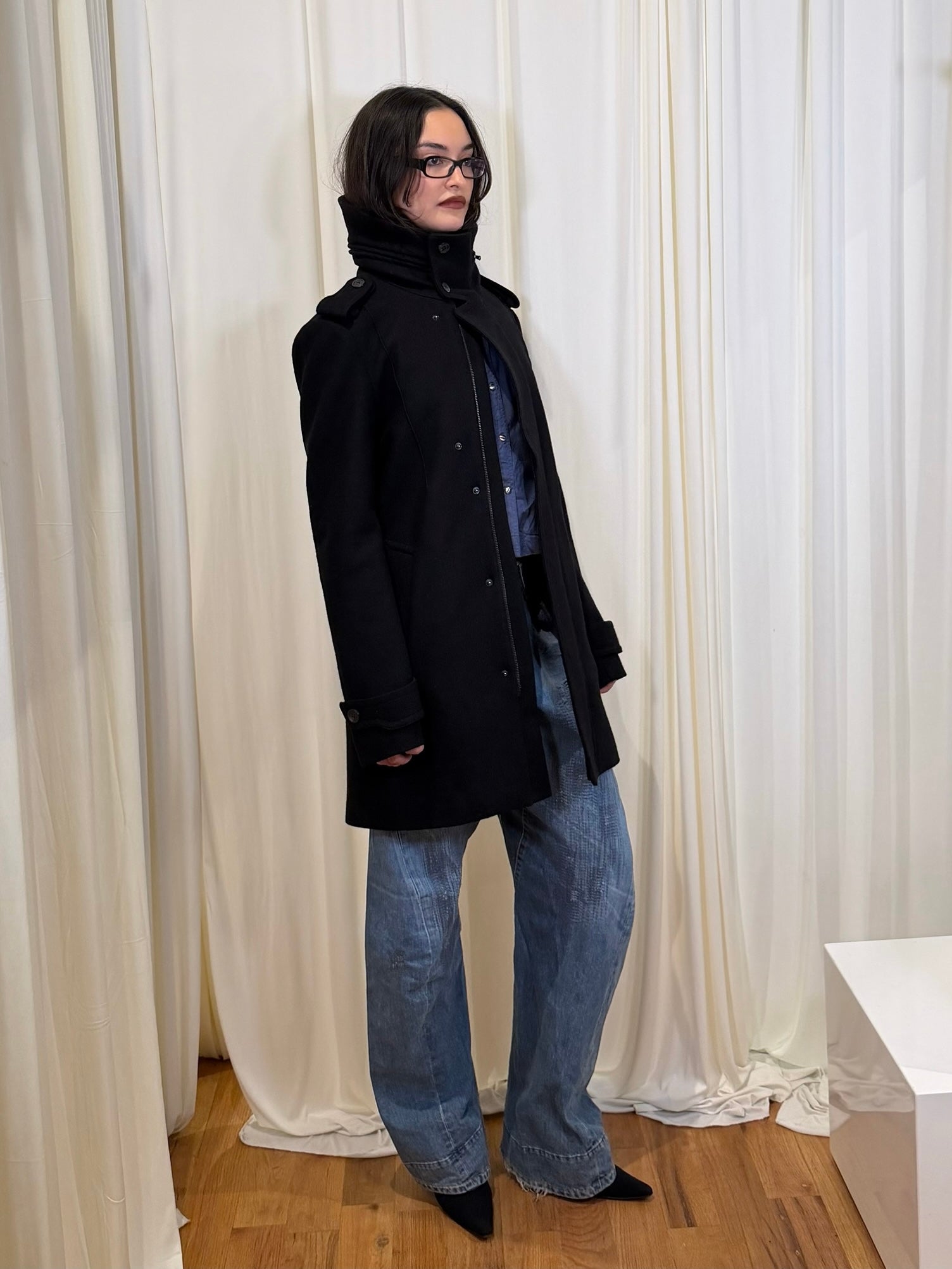 Wooyoungmi Paris Wool High Neck Coat