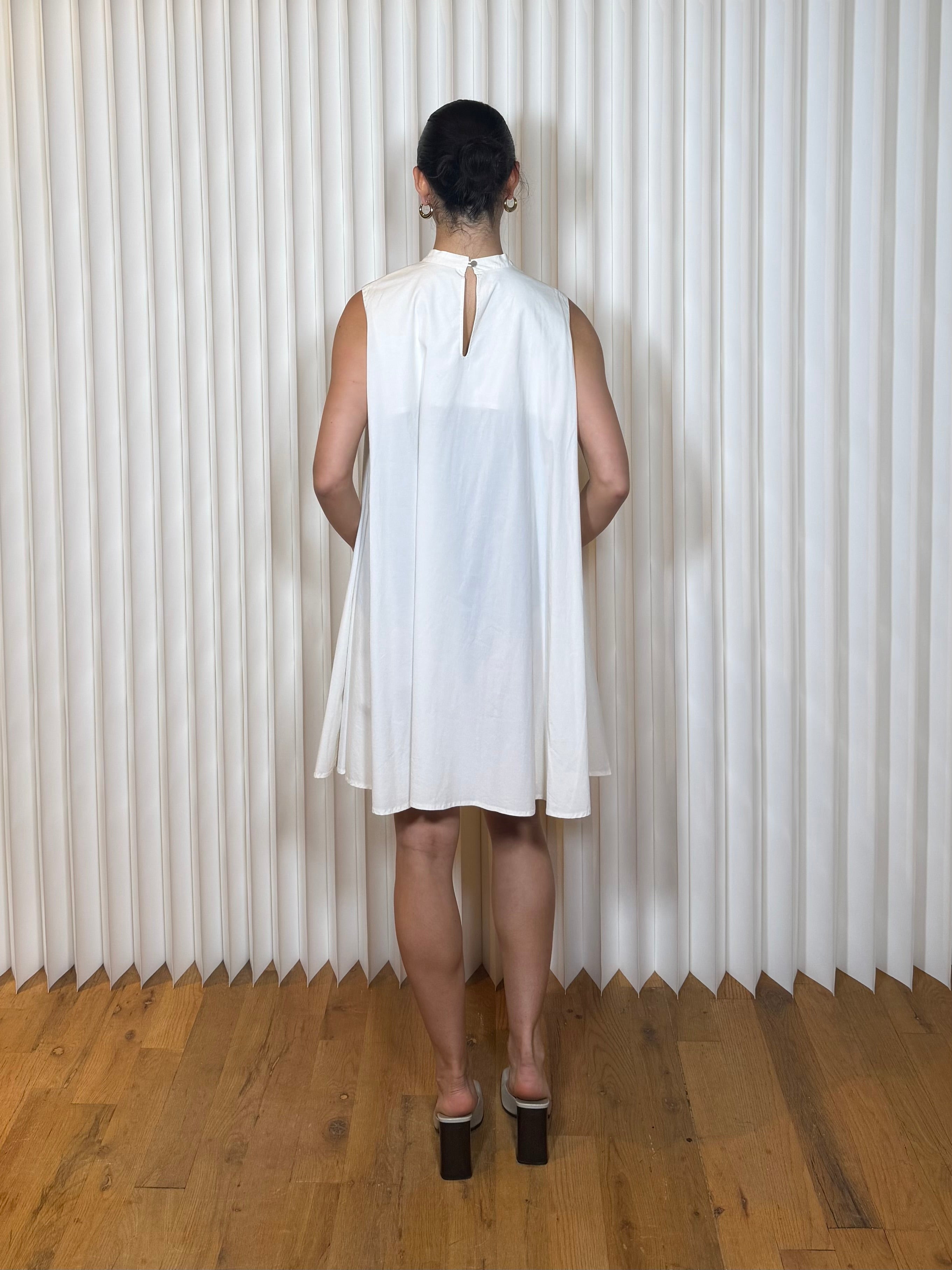 Mihara Yasuhiro Cotton Sleeveless Dress