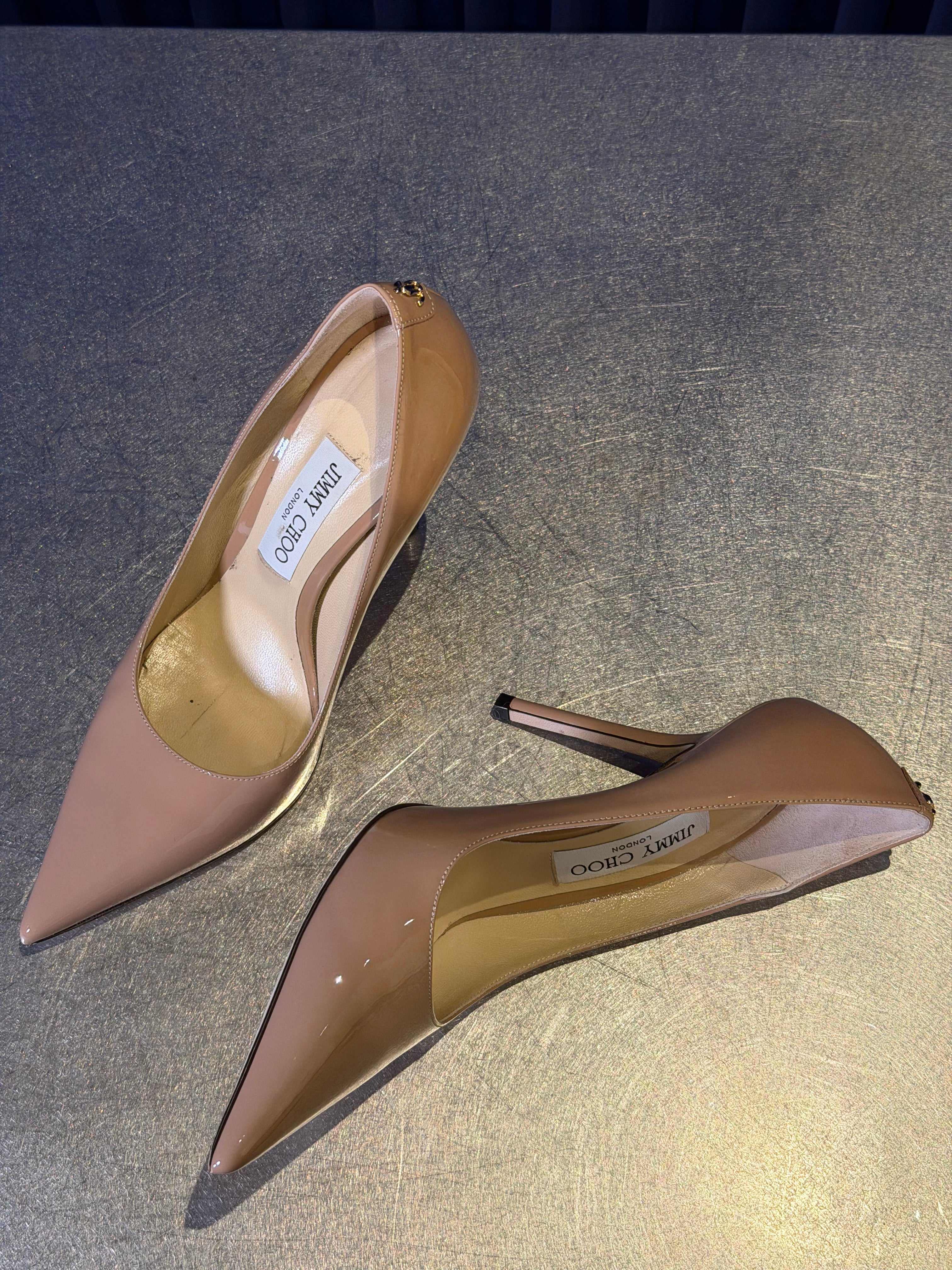 Jimmy Choo Love 100 Ballet Pink Pumps