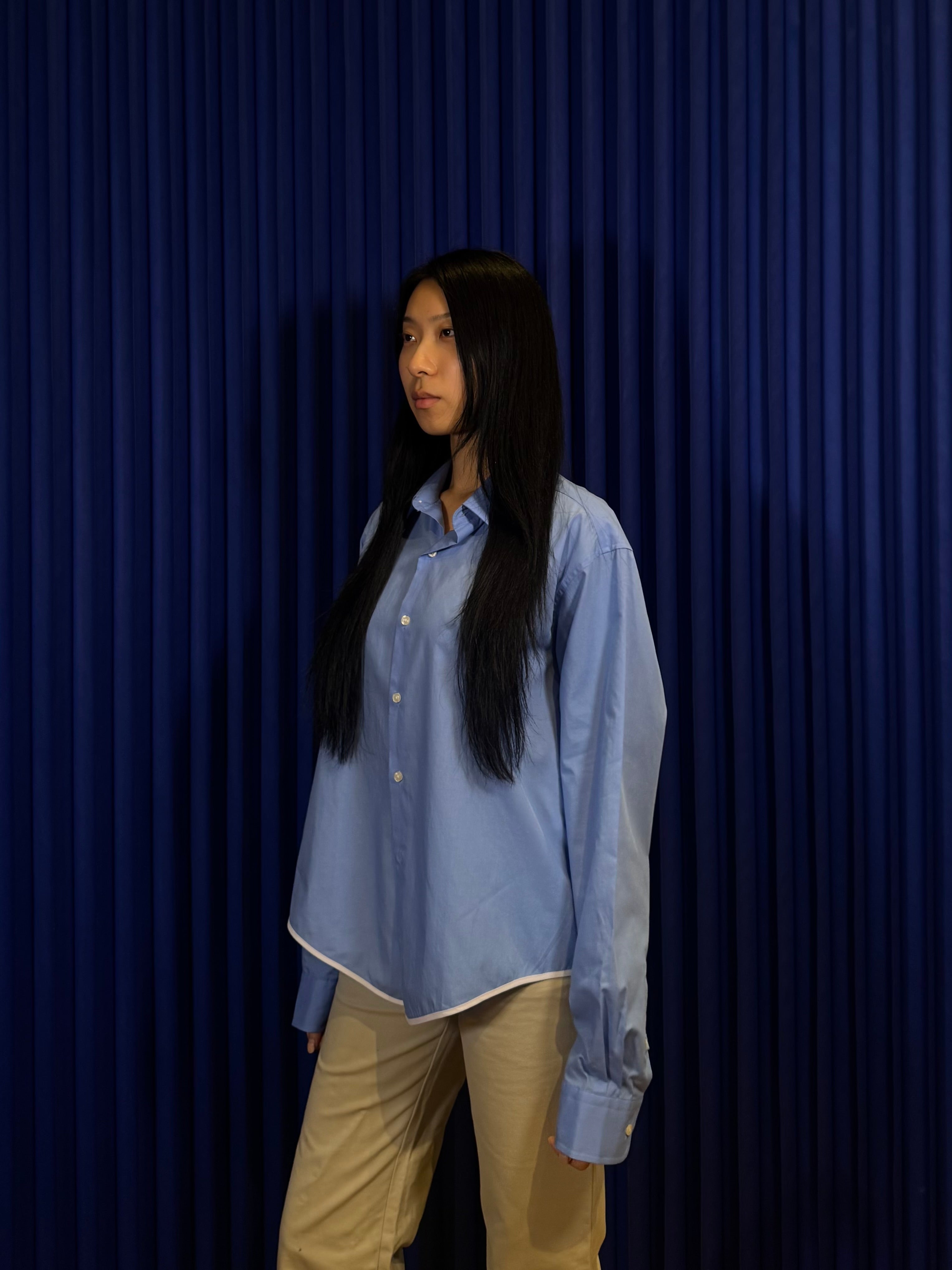 FRIDA Reworked Button Down ‘Blue’