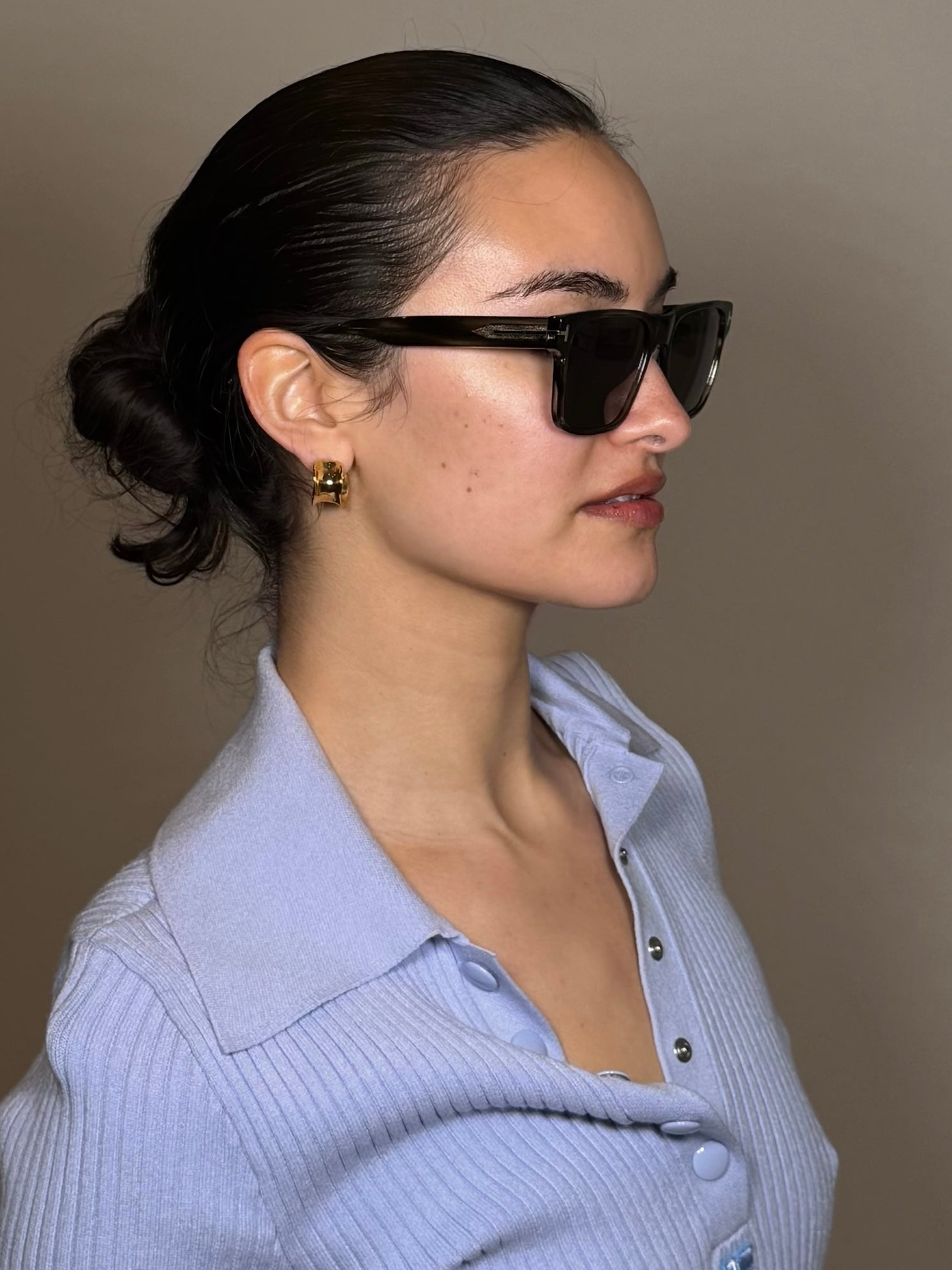 Tom Ford TF1205 Calder Marble Grey Sunglasses