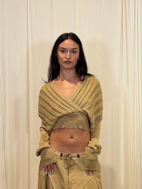 Buffums Gold Sweater