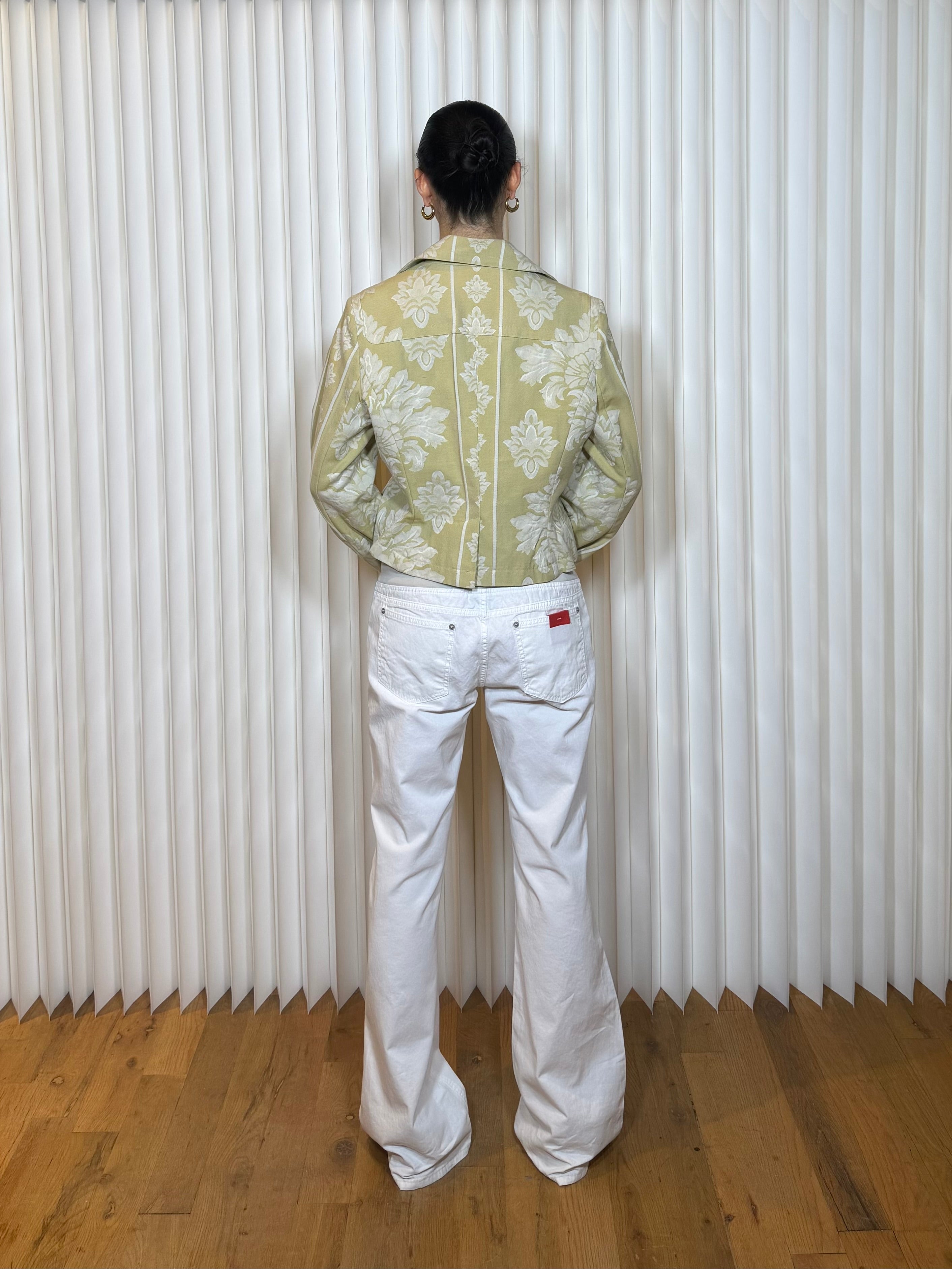 Apostrophe Cream Floral Blazer