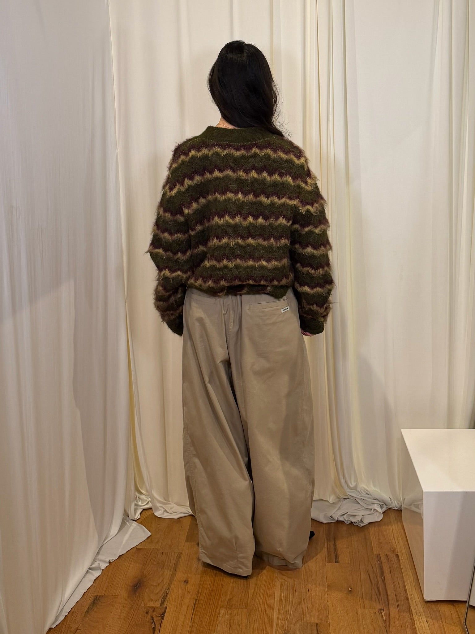 Anglan Pleated Wide Pants