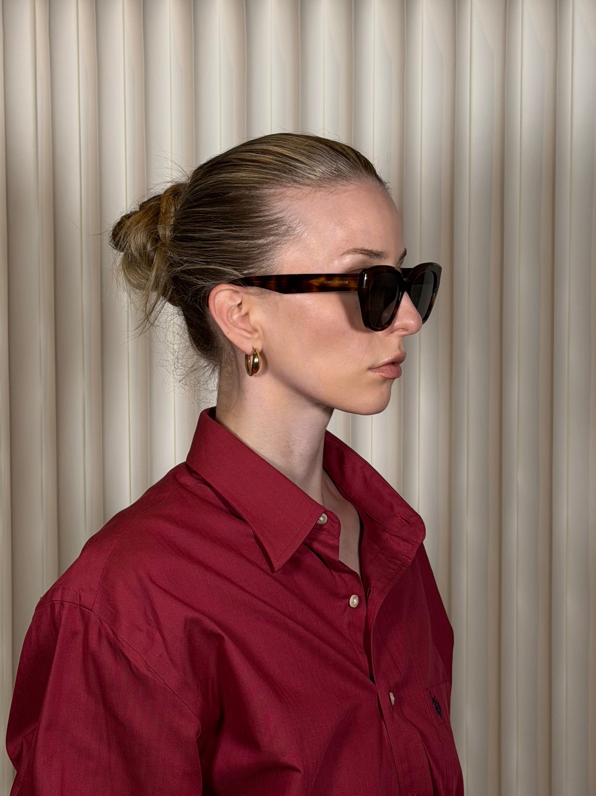 Saint Laurent SL 827 Havana Sunglasses