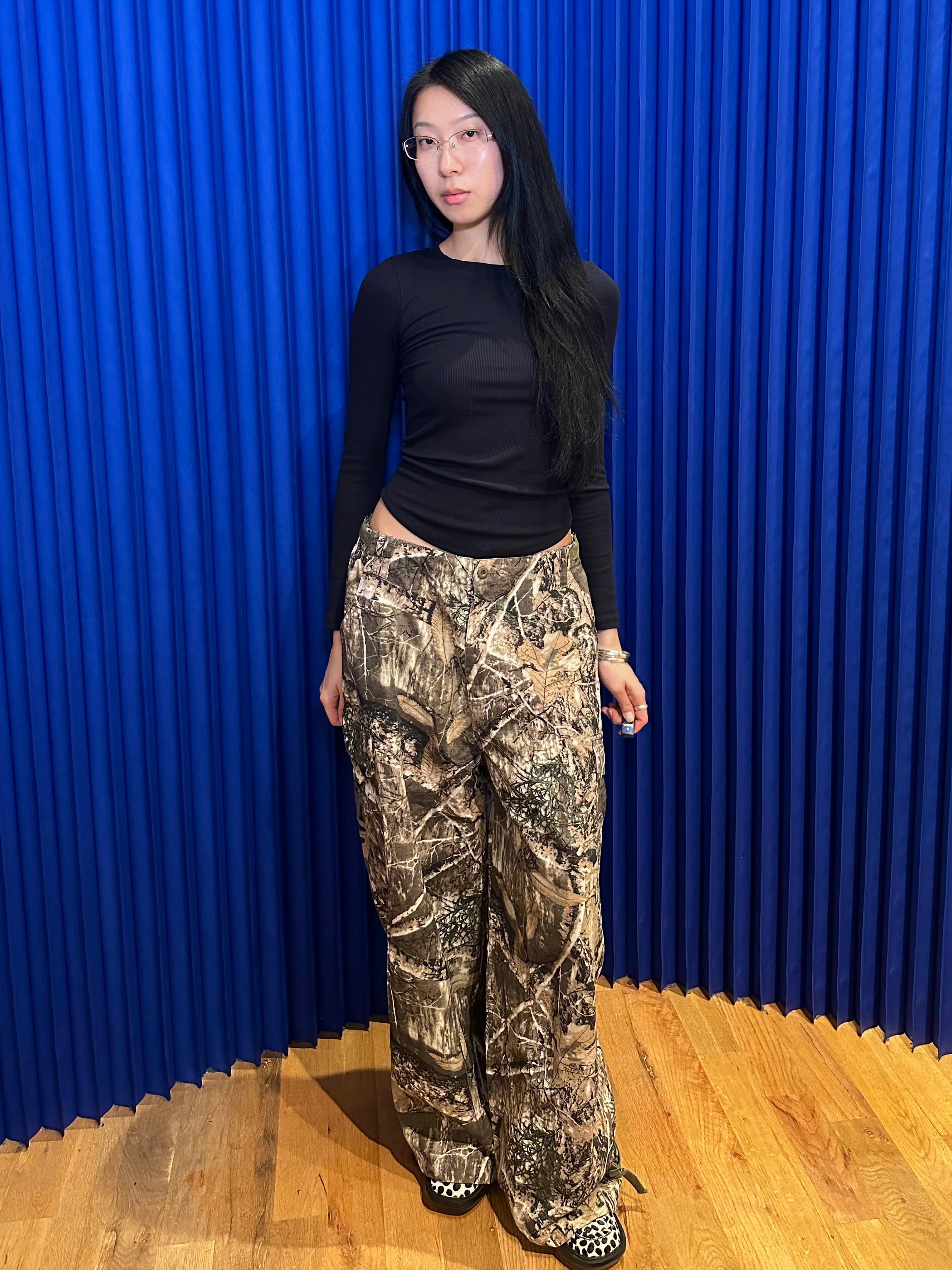 Anglan Camo Wide Pants