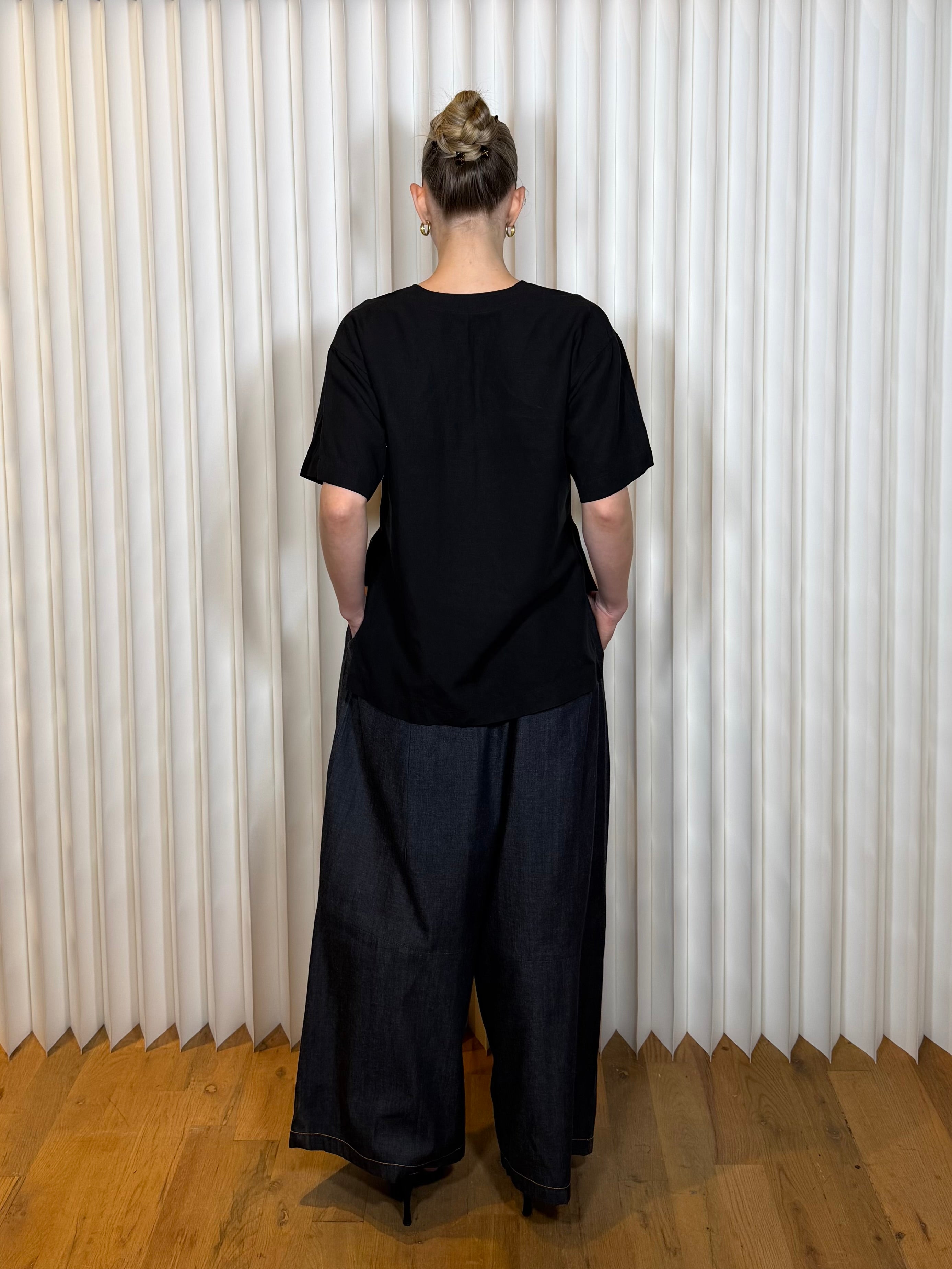 Toteme Tied Top Crewneck Shirt