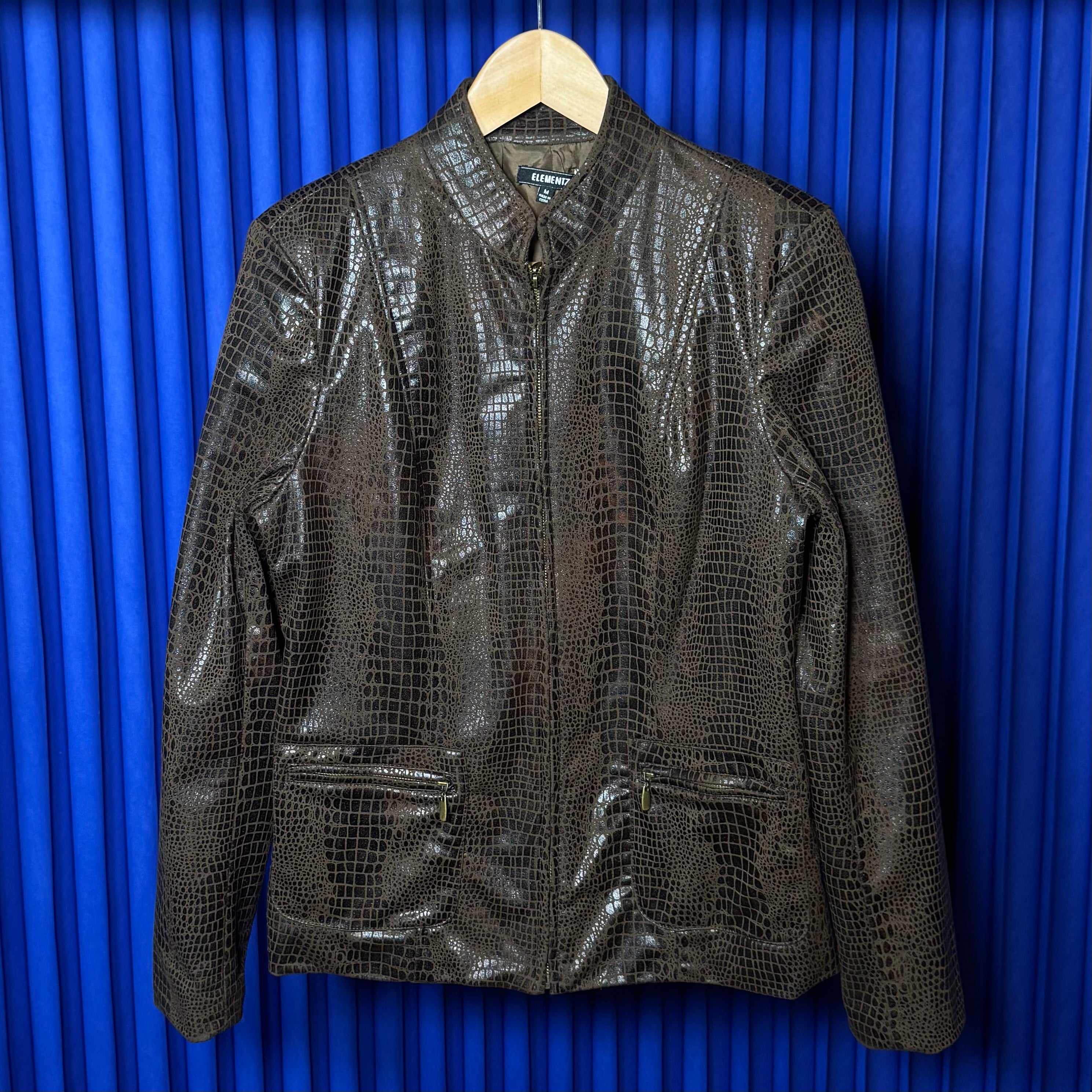 ELEMENTZ FAUX LEATHER JACKET