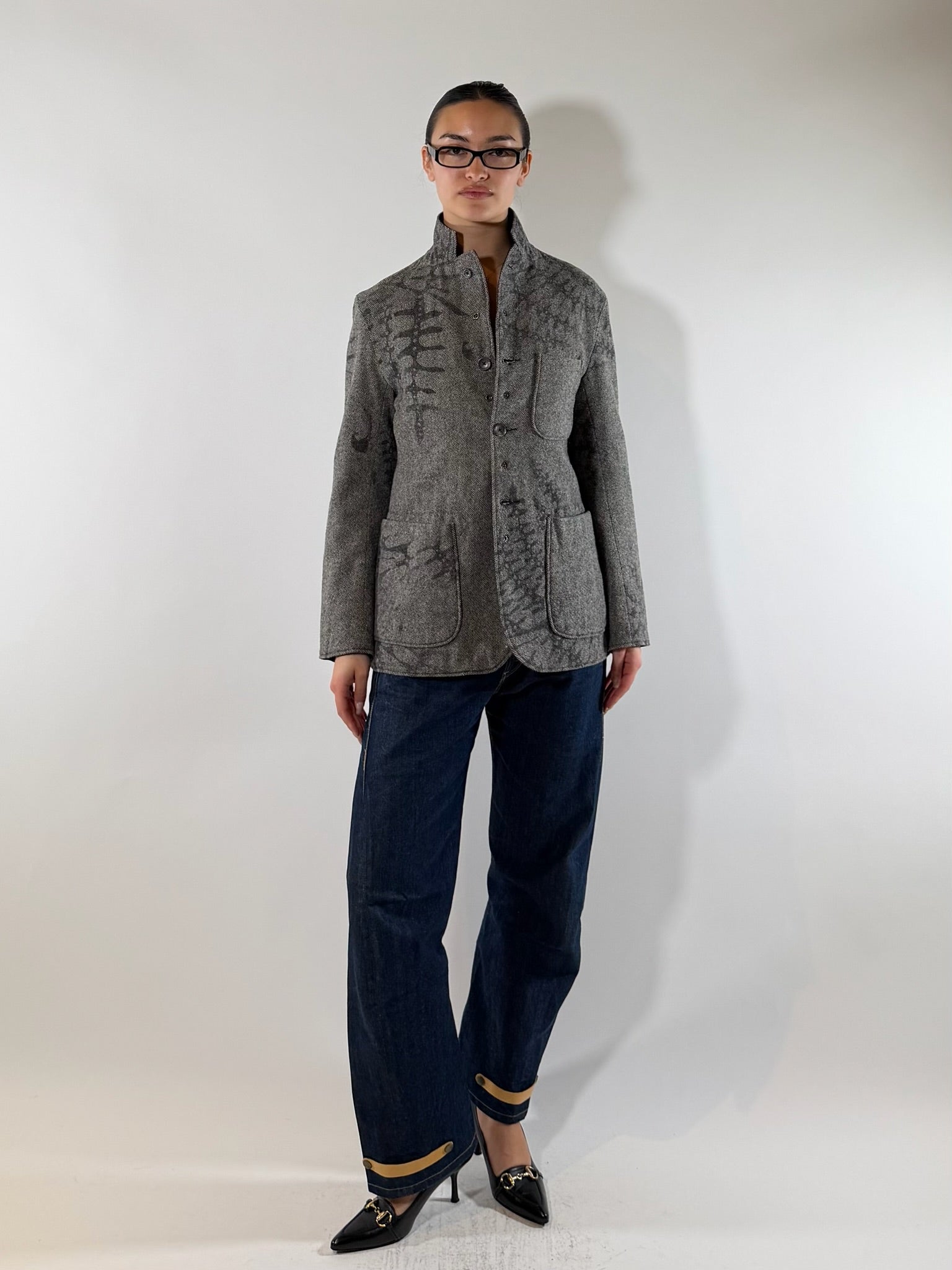 Engineered Garment Brookline Printed Chore Jacket