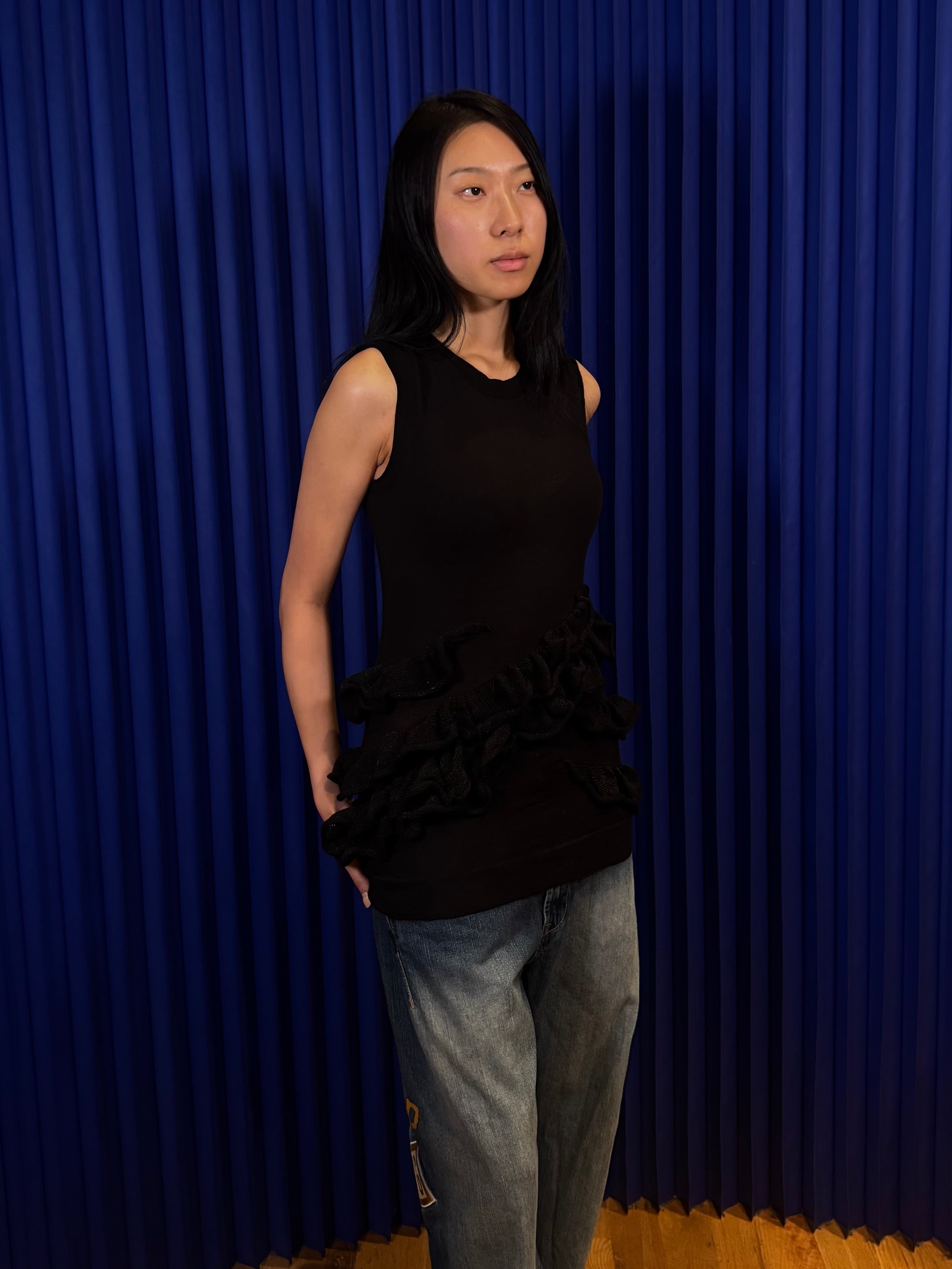 BURBERRY WOOL CREWNECK SLEEVELESS