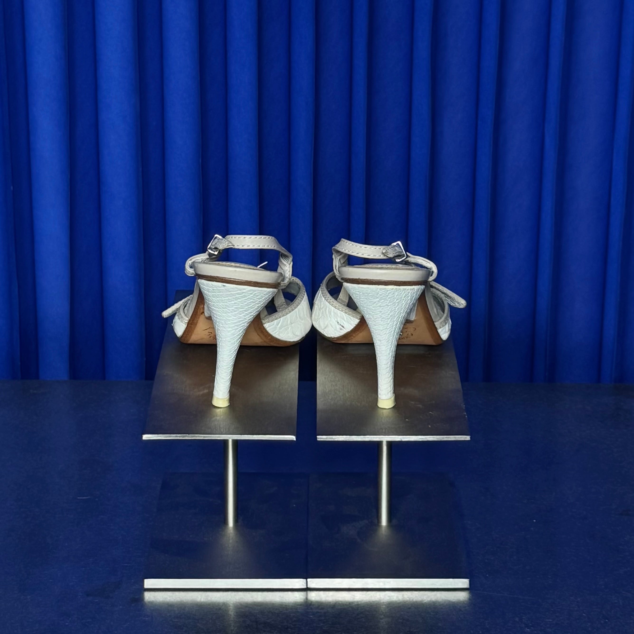 CINDY SAYS COUTURE BUCKLES HEELS