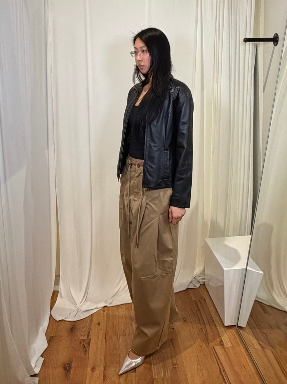 Free Market Costes Pleated Wide Pants